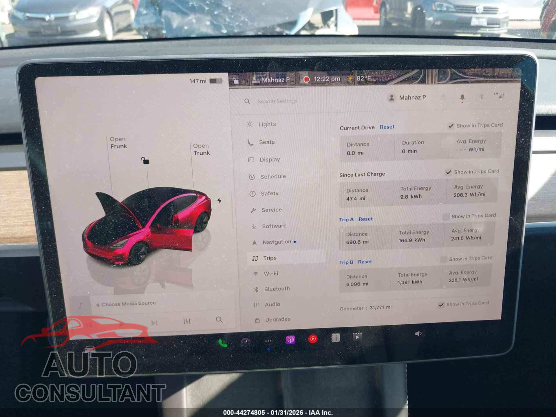 TESLA MODEL 3 2023 - 5YJ3E1EA9PF402410