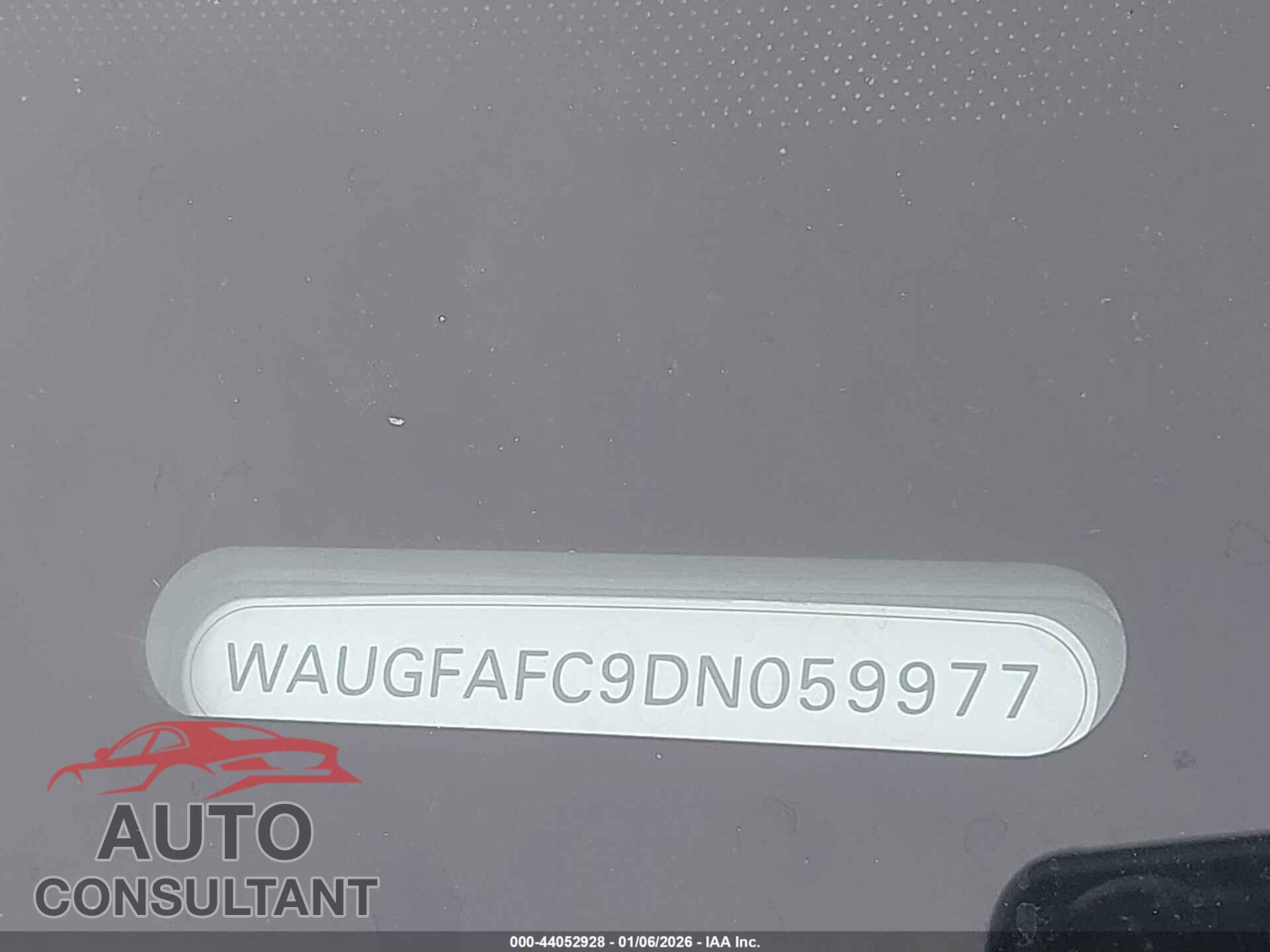 AUDI A6 2013 - WAUGFAFC9DN059977