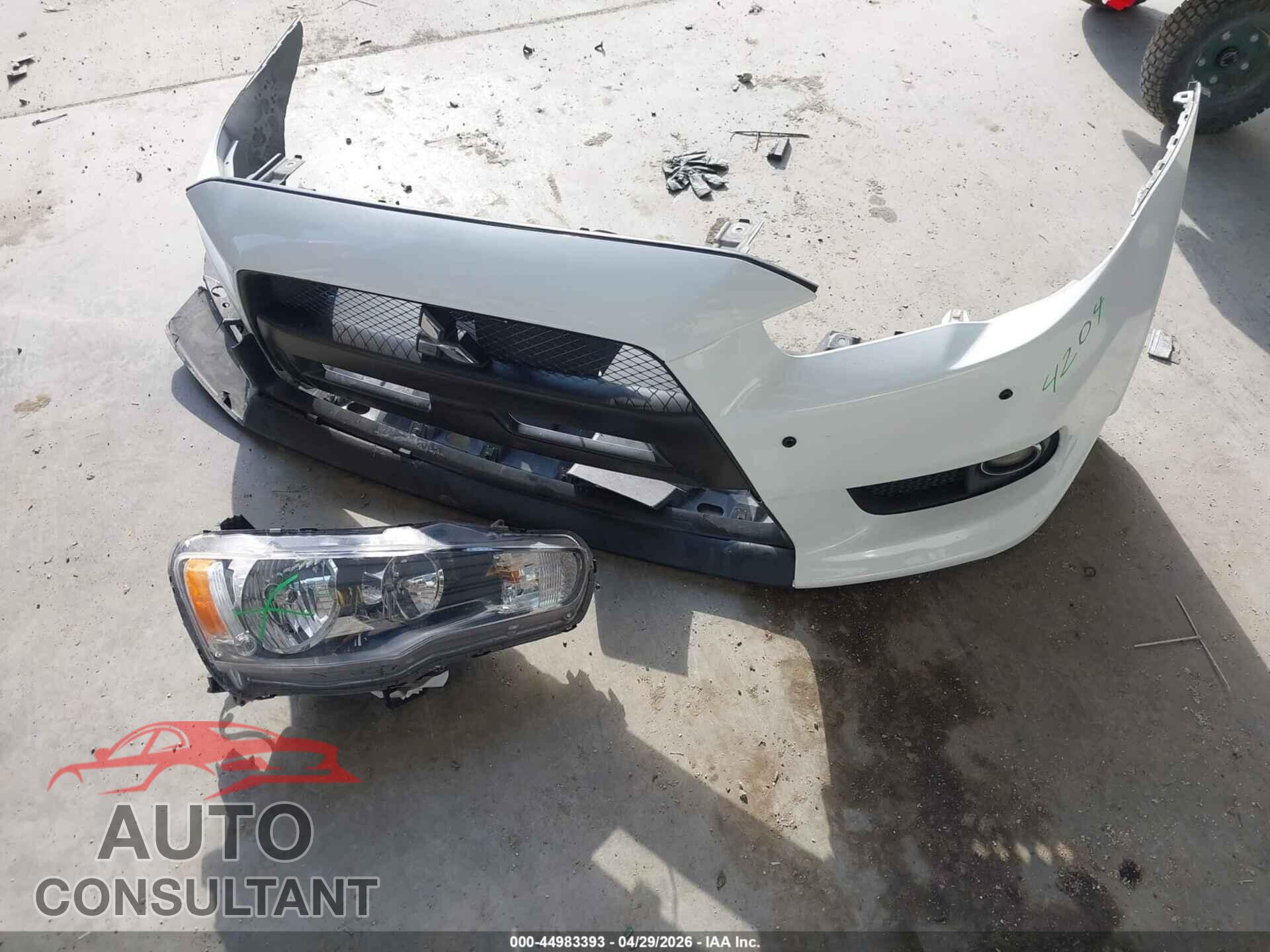 MITSUBISHI LANCER EVOLUTION 2015 - JA32W8FV4FU007946