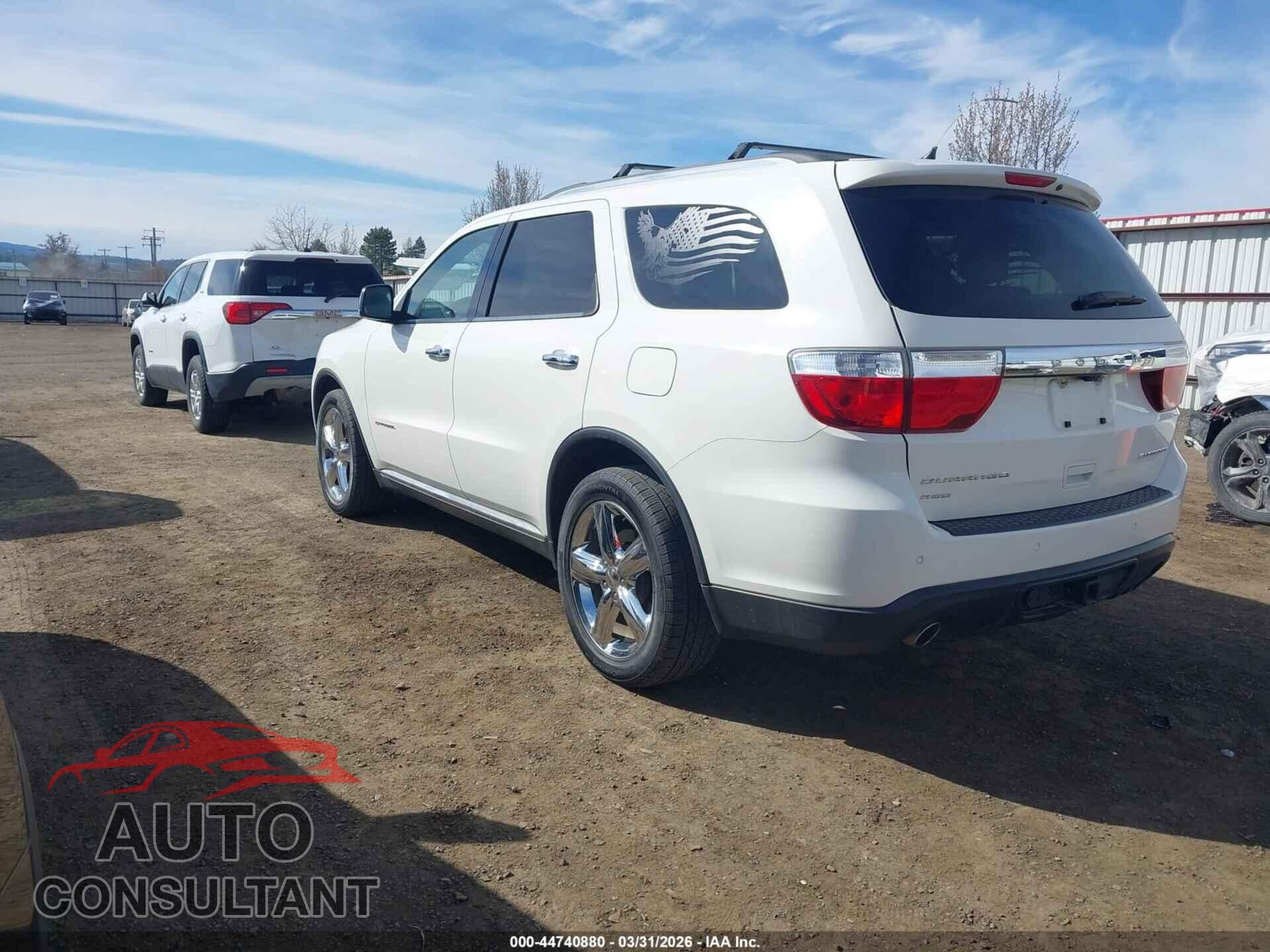 DODGE DURANGO 2012 - 1C4SDJET3CC282921