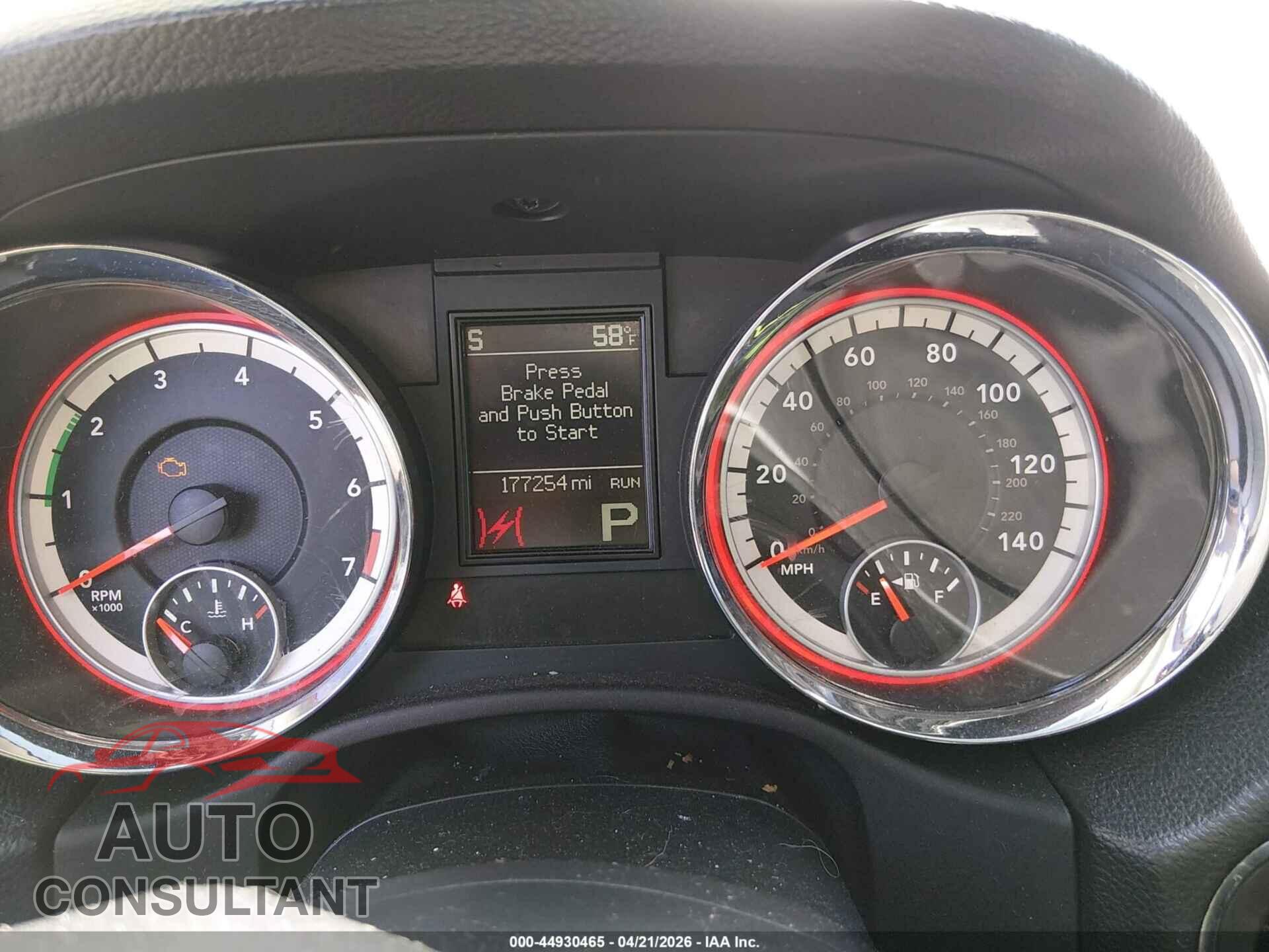 DODGE DURANGO 2013 - 1C4RDJDGXDC682608