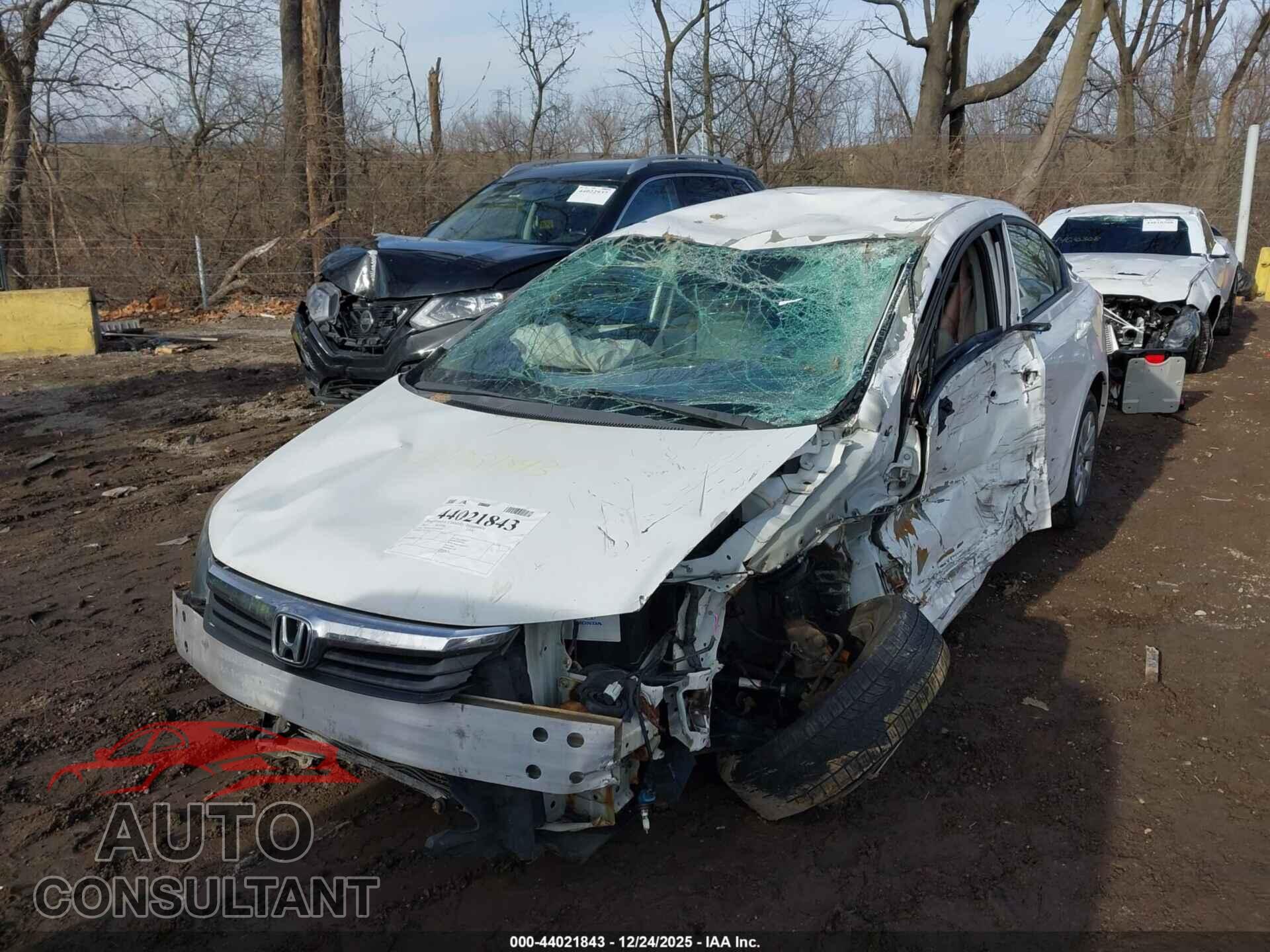 HONDA CIVIC 2012 - 19XFB2F5XCE016026