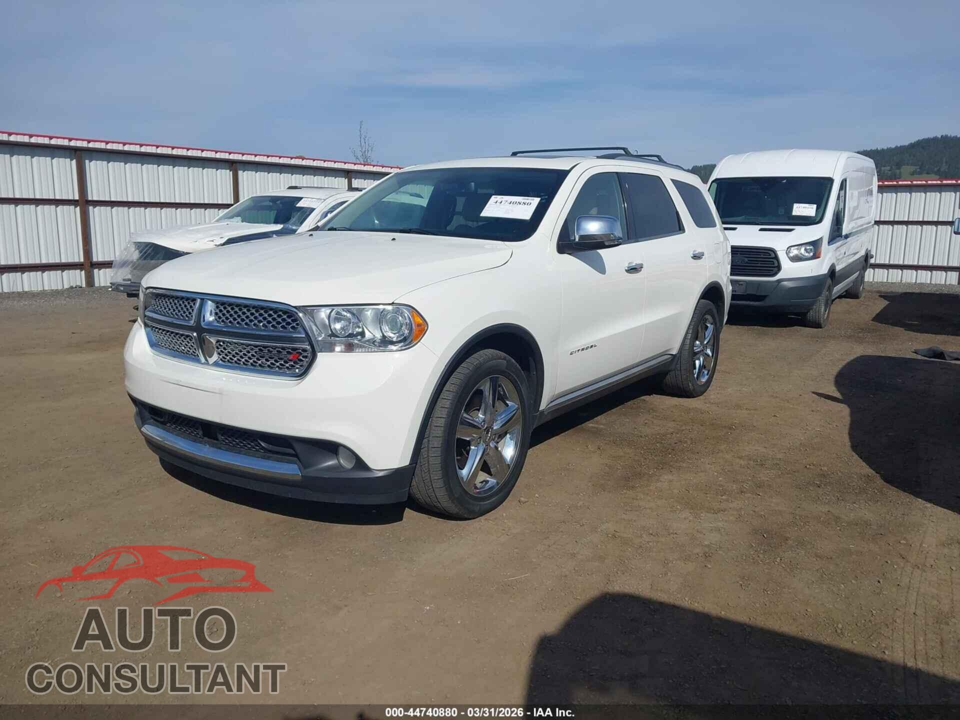 DODGE DURANGO 2012 - 1C4SDJET3CC282921
