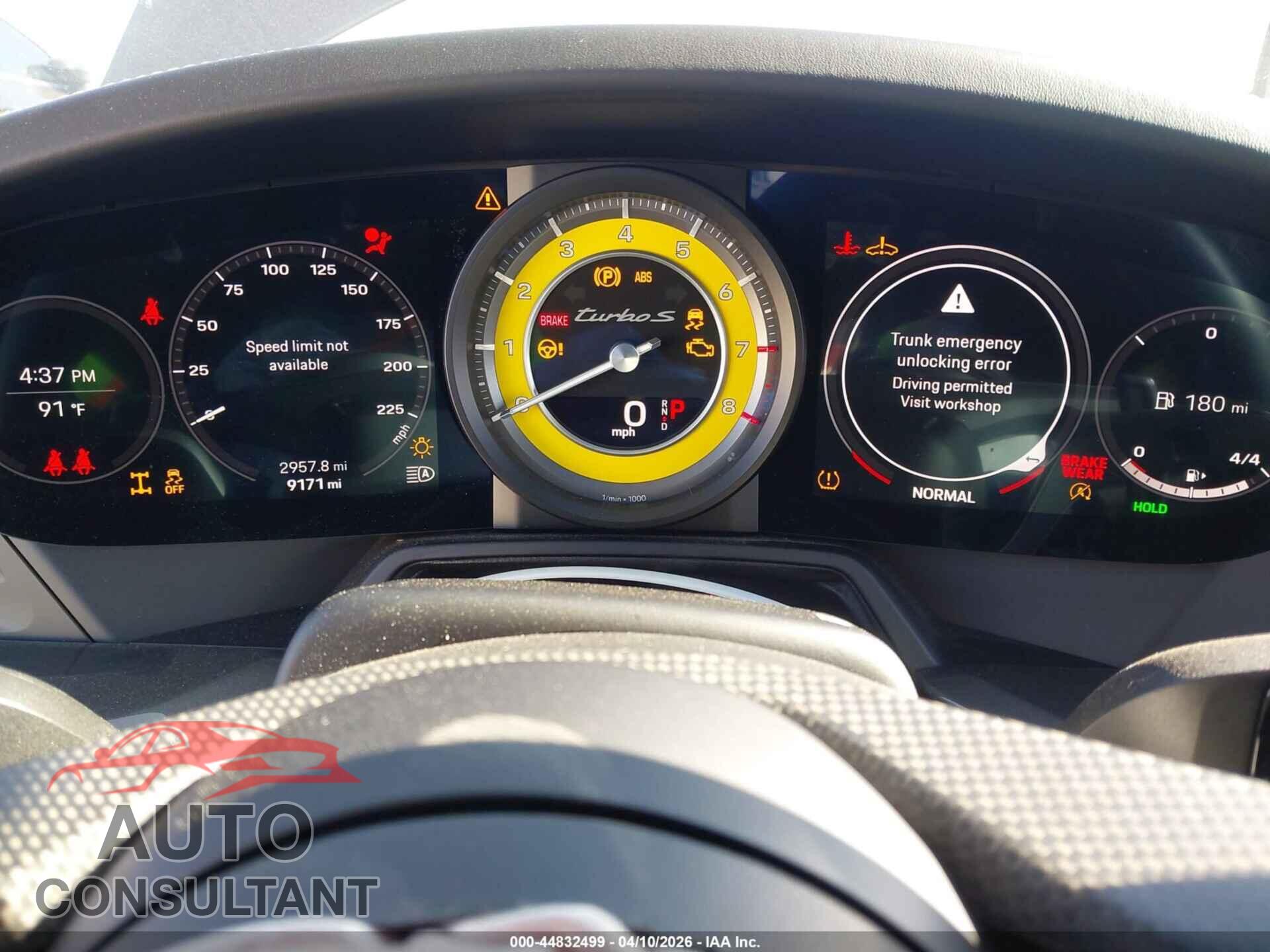 PORSCHE 911 2022 - WP0AD2A95NS254557