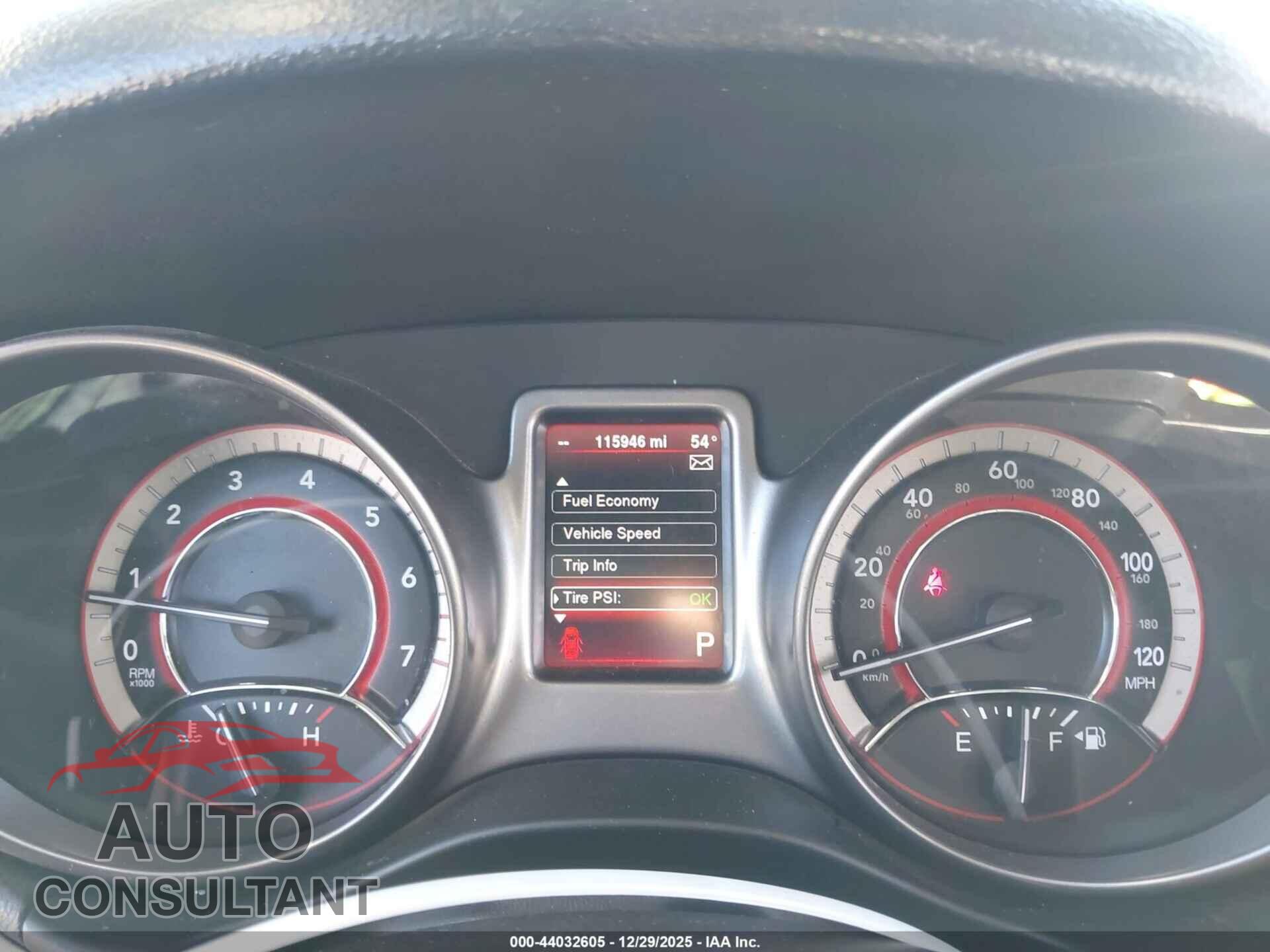DODGE JOURNEY 2015 - 3C4PDDGG9FT684572