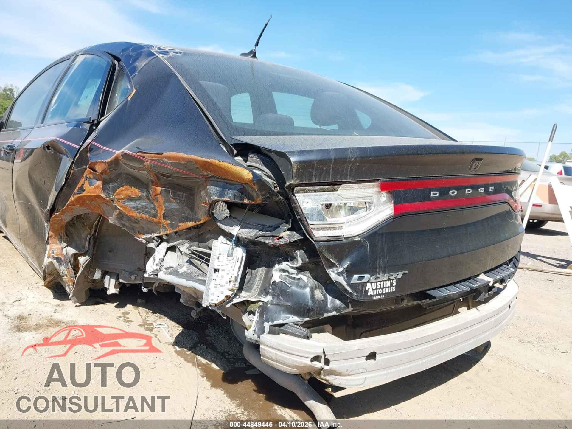 DODGE DART 2015 - 1C3CDFBB9FD181981