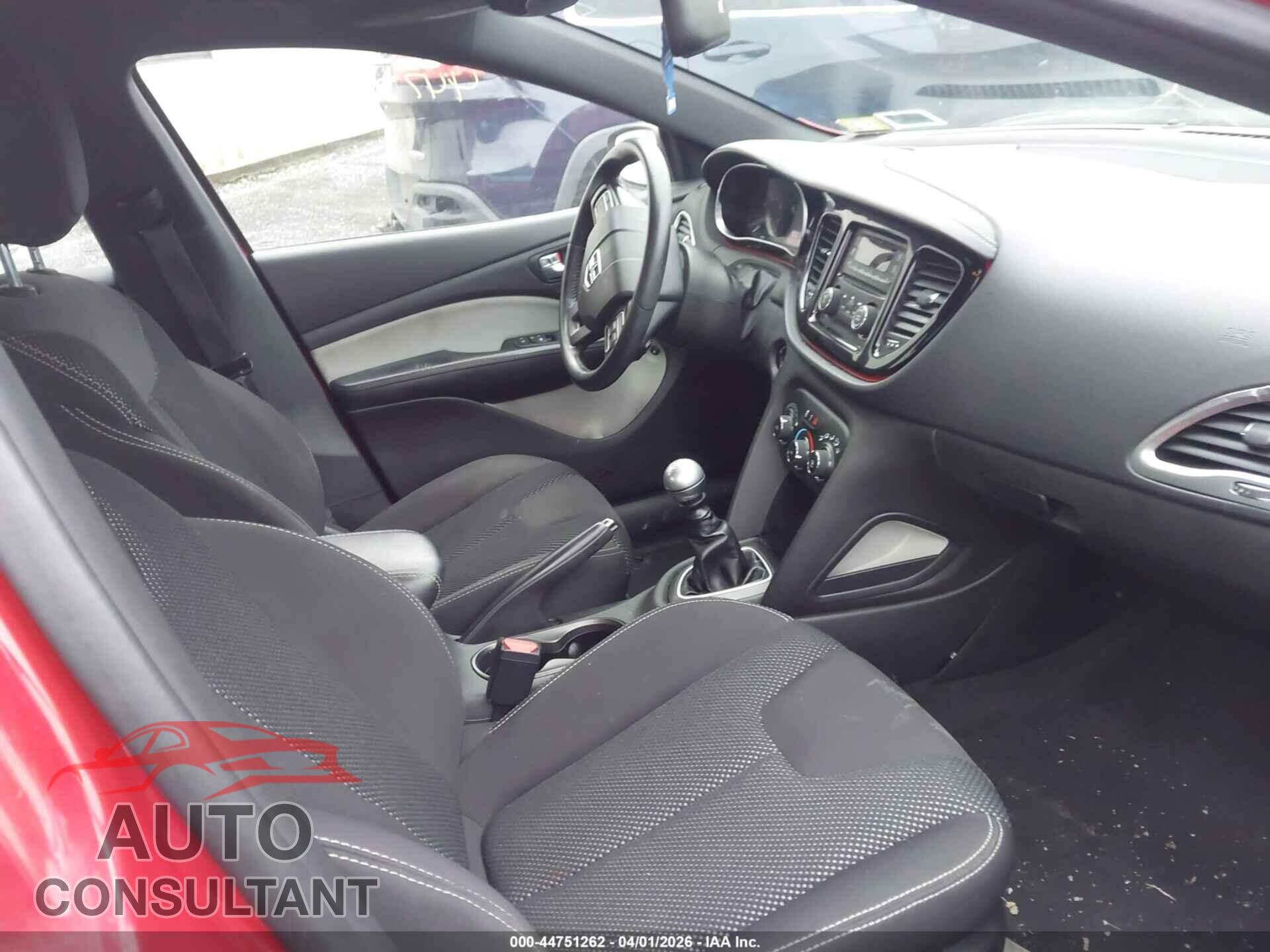 DODGE DART 2014 - 1C3CDFBB3ED902472