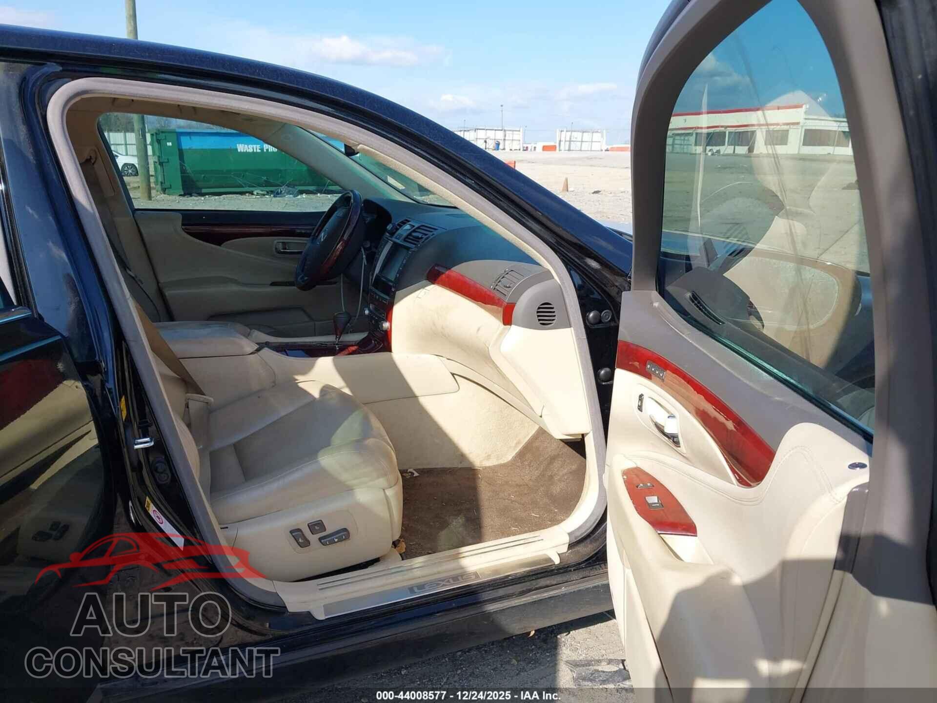 LEXUS LS 460 2011 - JTHGL5EF3B5042604