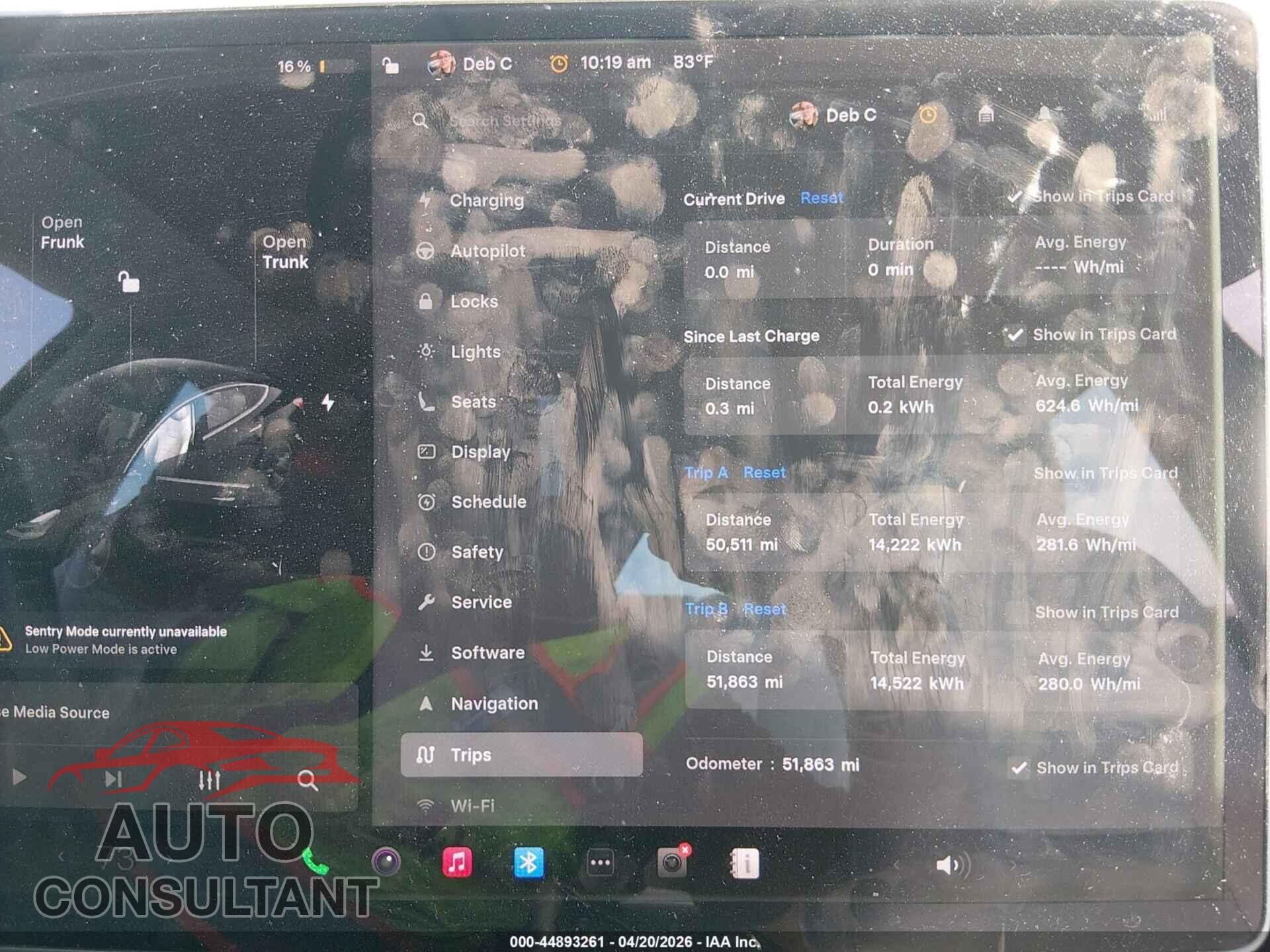 TESLA MODEL 3 2019 - 5YJ3E1EA0KF413045