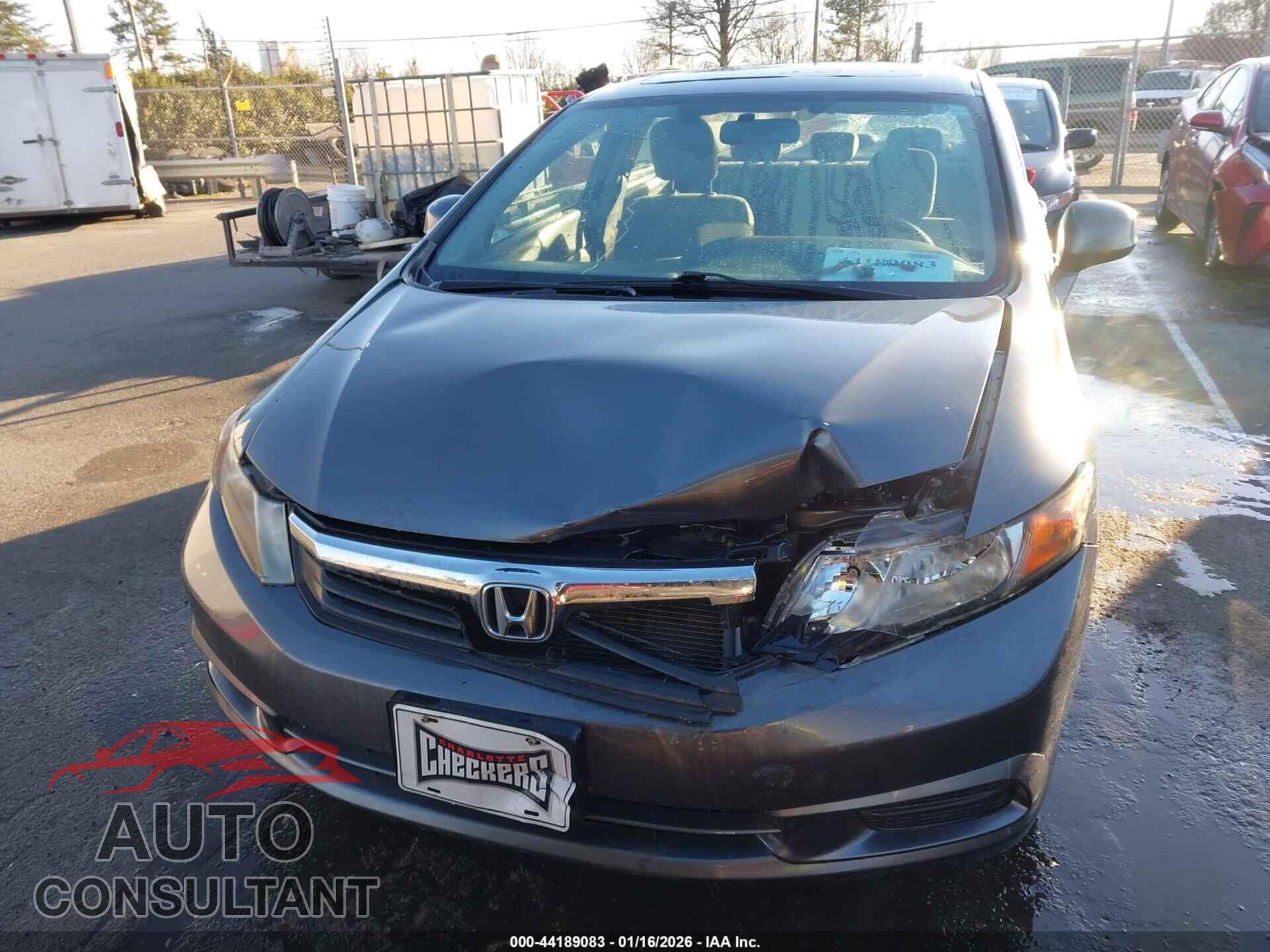 HONDA CIVIC 2012 - 19XFB2F8XCE097619