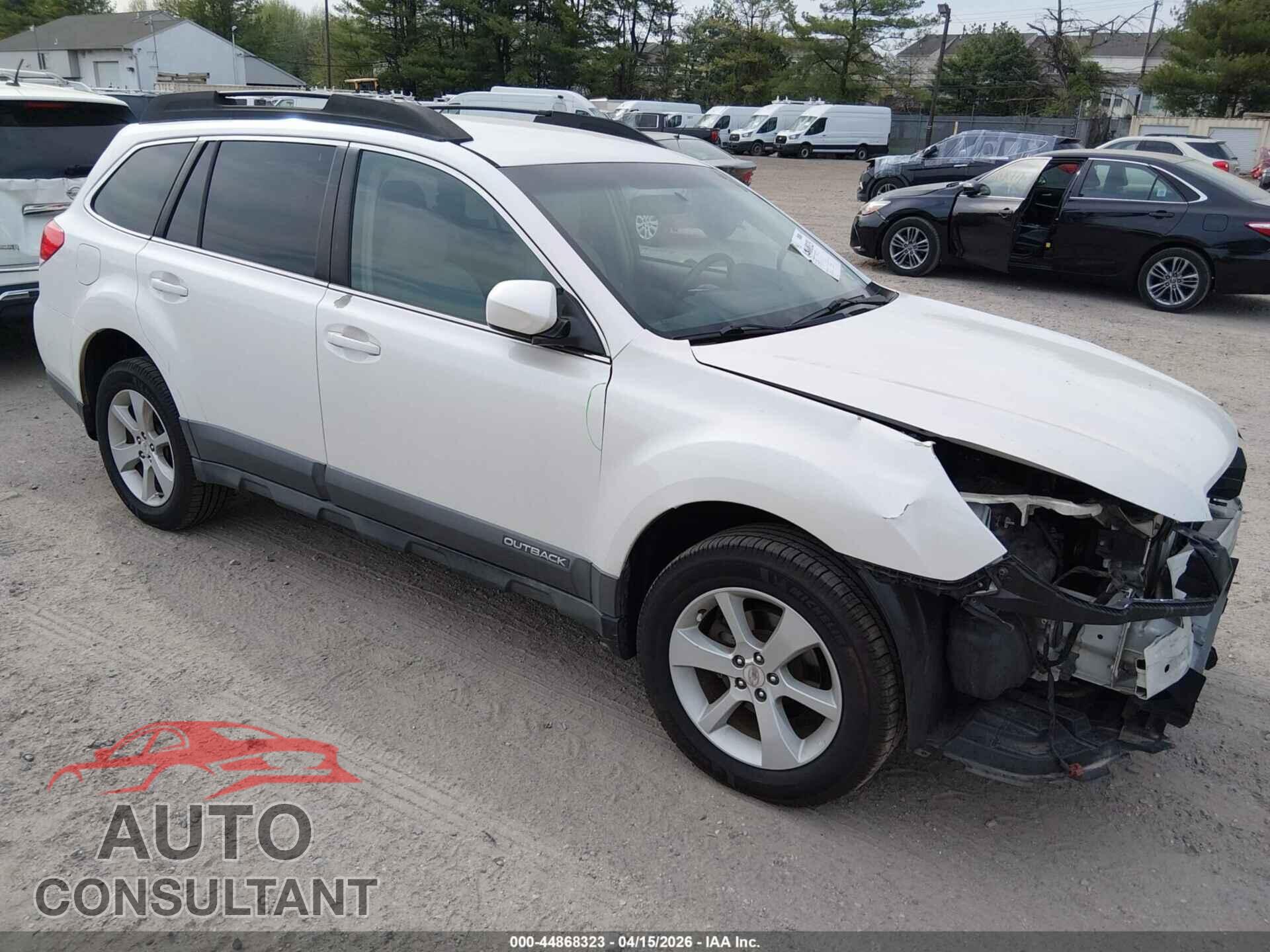 SUBARU OUTBACK 2014 - 4S4BRBCC0E3201513
