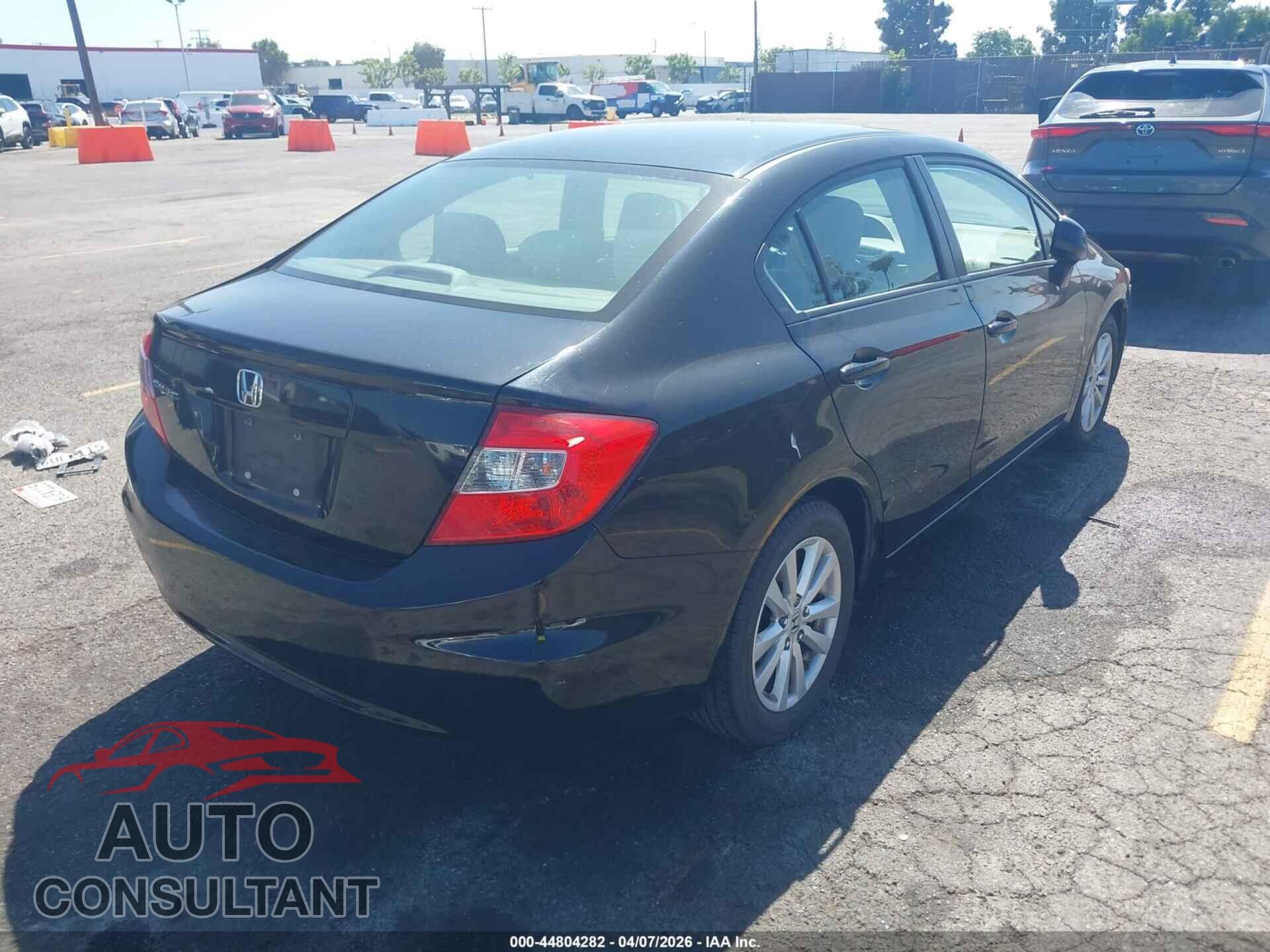 HONDA CIVIC 2012 - 19XFB2F82CE317061