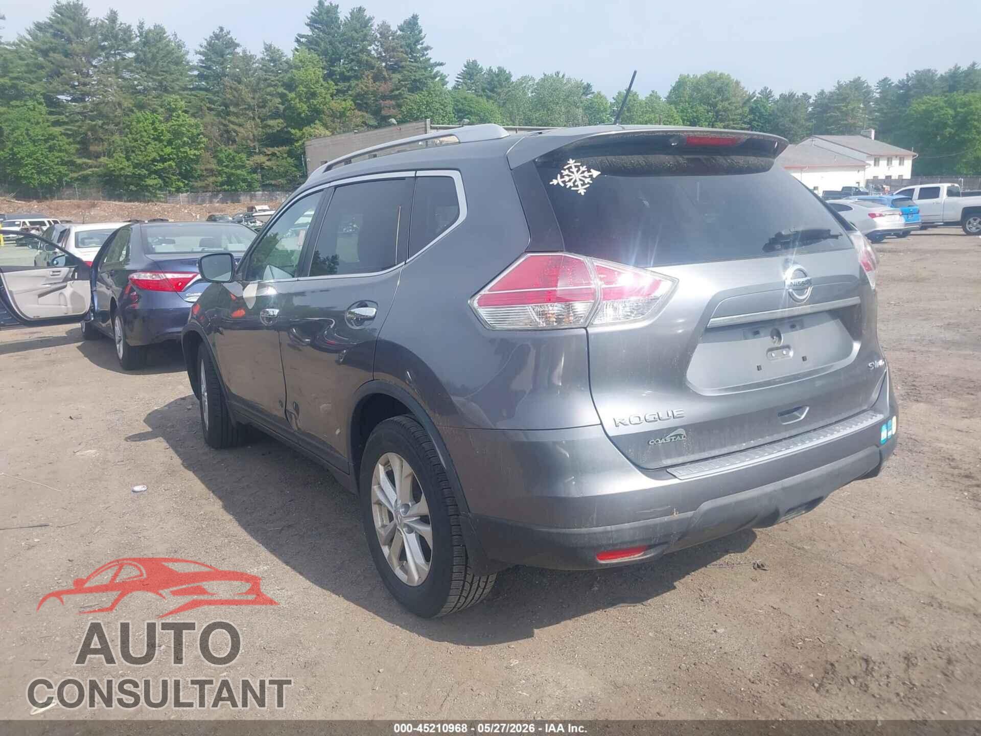 NISSAN ROGUE 2015 - KNMAT2MV3FP565338