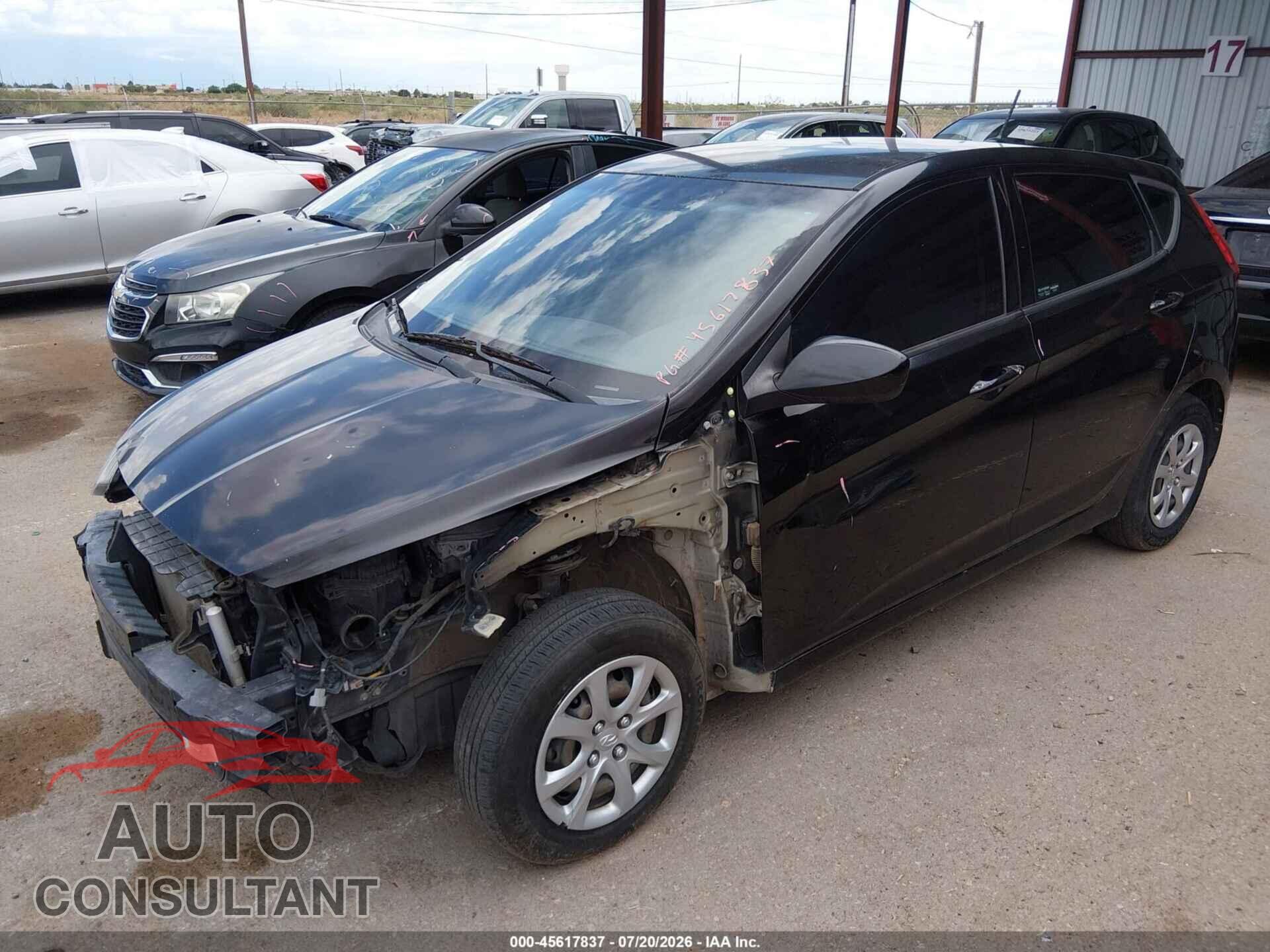 HYUNDAI ACCENT 2014 - KMHCT5AE2EU152806
