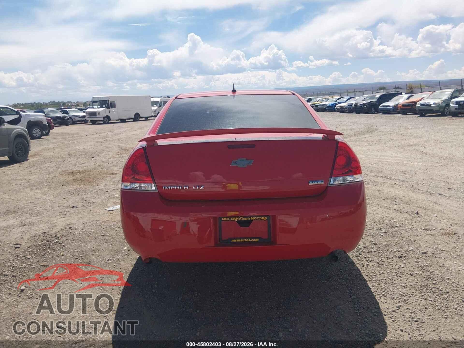 CHEVROLET IMPALA 2013 - 2G1WC5E36D1202653