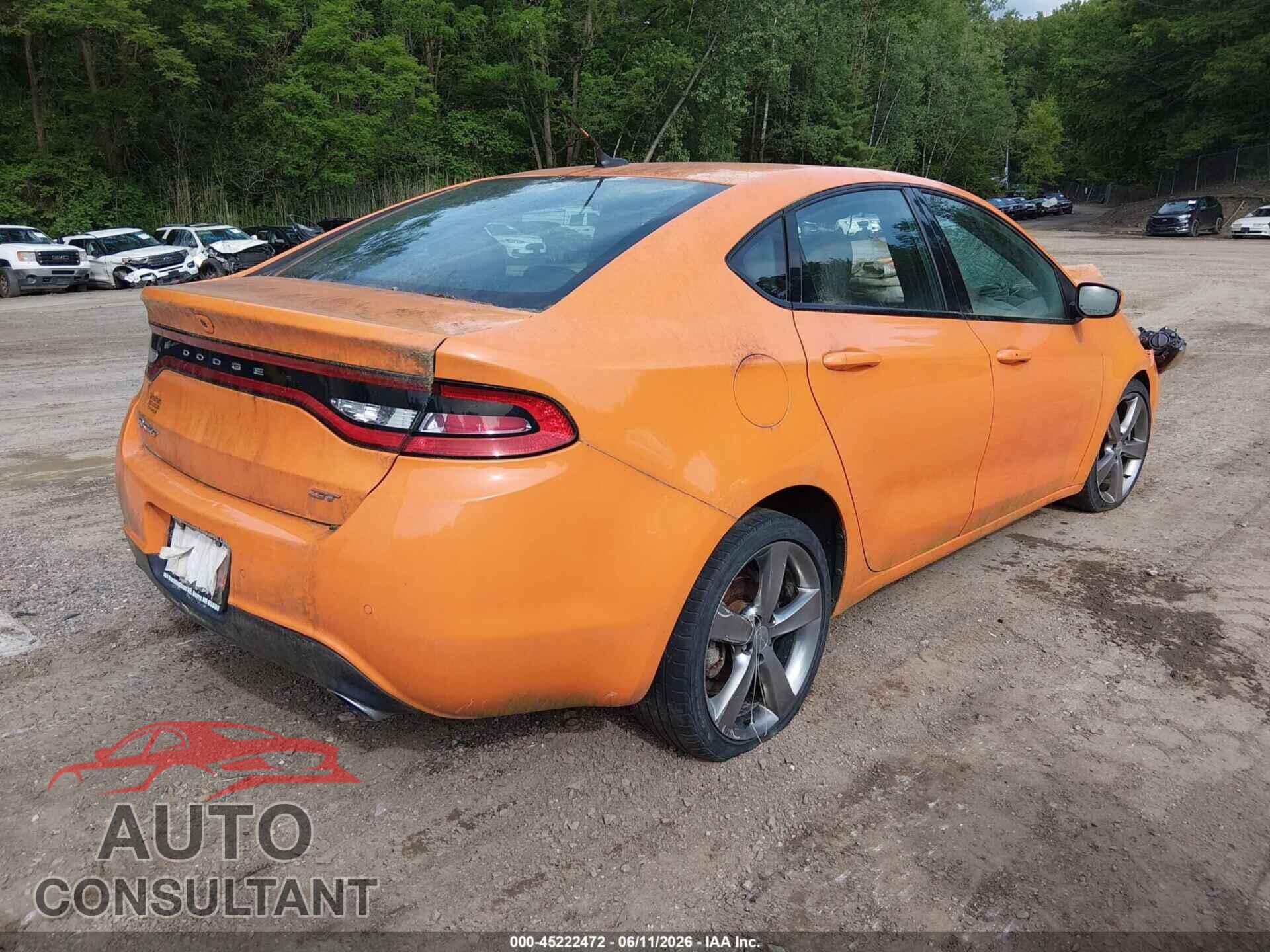 DODGE DART 2013 - 1C3CDFCB1DD341086