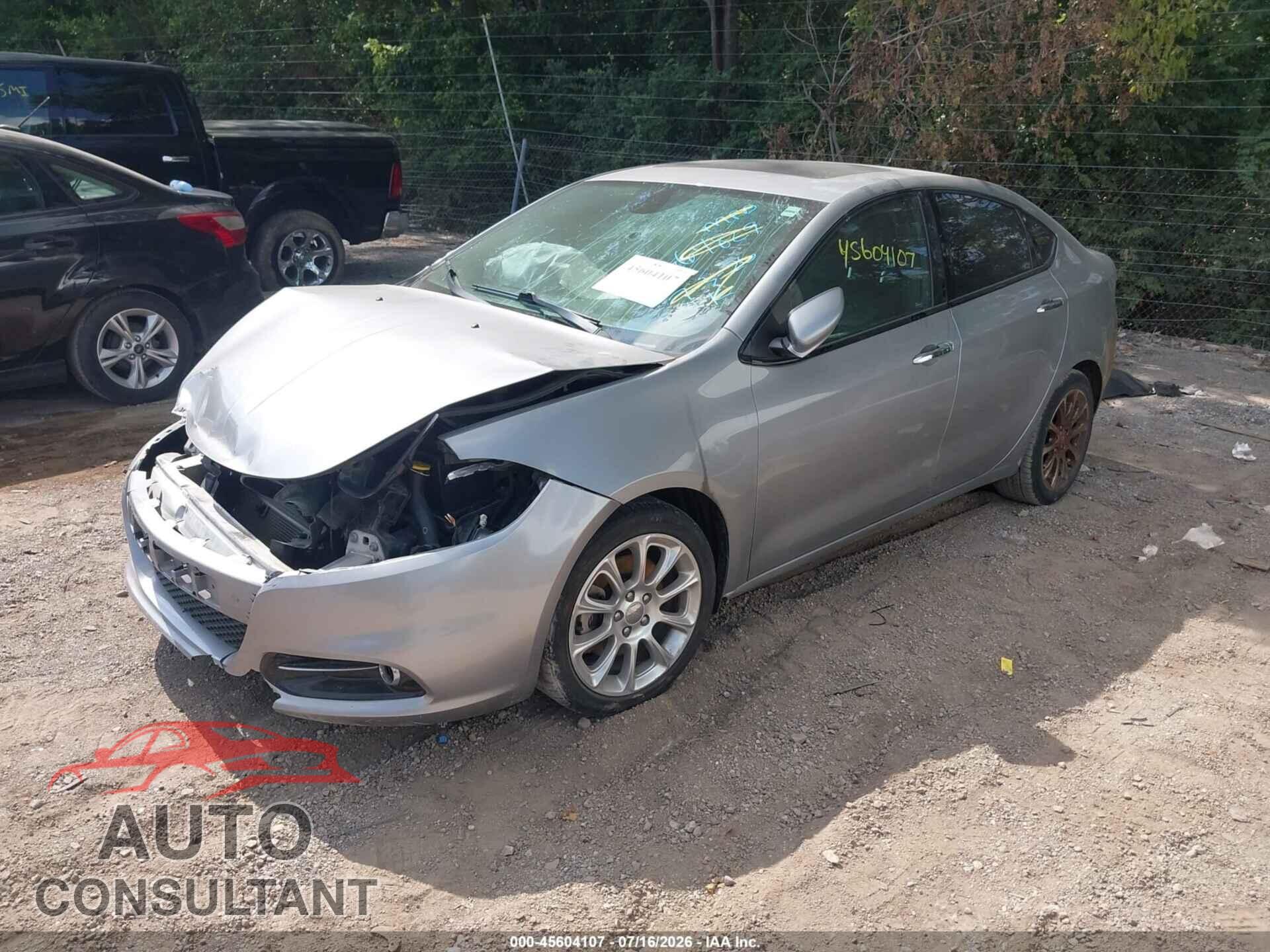 DODGE DART 2015 - 1C3CDFCB4FD182499