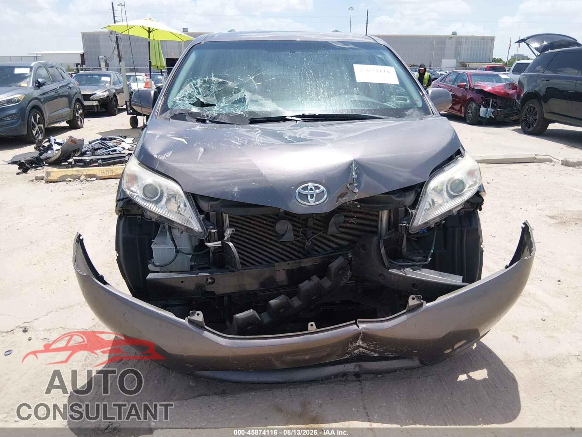 TOYOTA SIENNA 2012 - 5TDKK3DC3CS274576