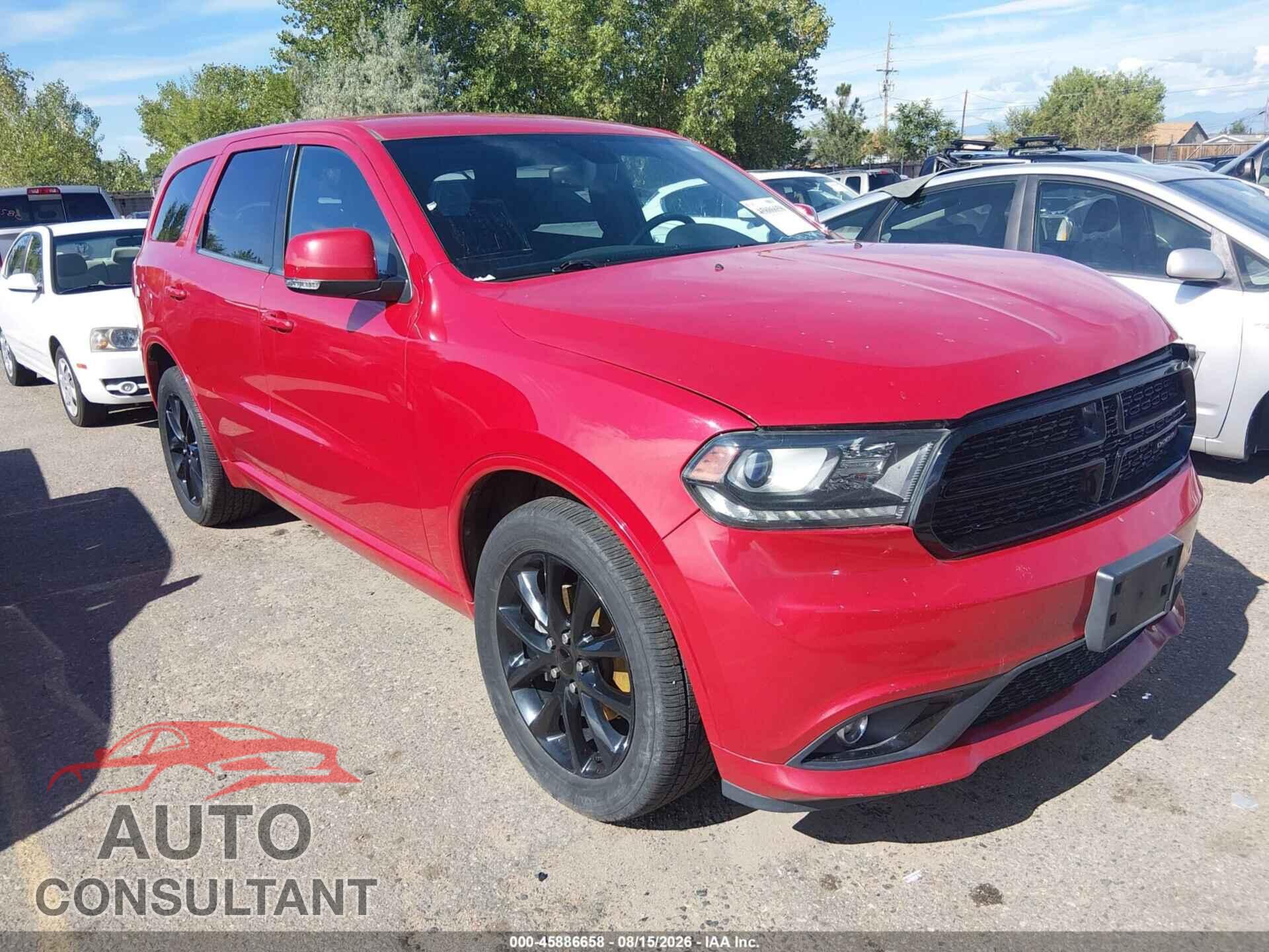 DODGE DURANGO 2017 - 1C4RDJDG7HC820532