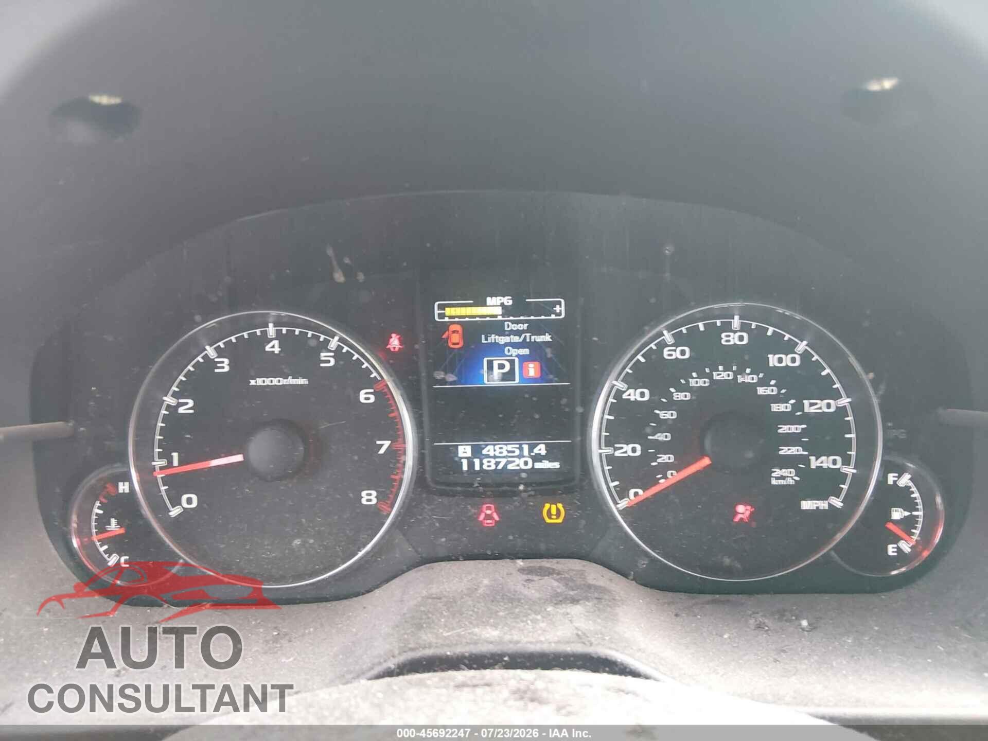 SUBARU OUTBACK 2013 - 4S4BRCLCXD3309738