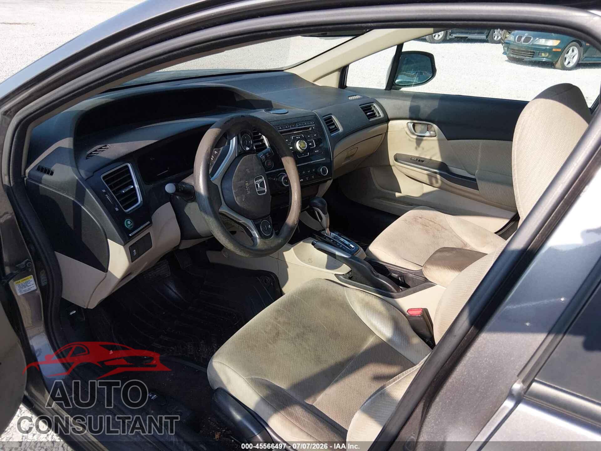 HONDA CIVIC 2013 - 19XFB2F50DE032561