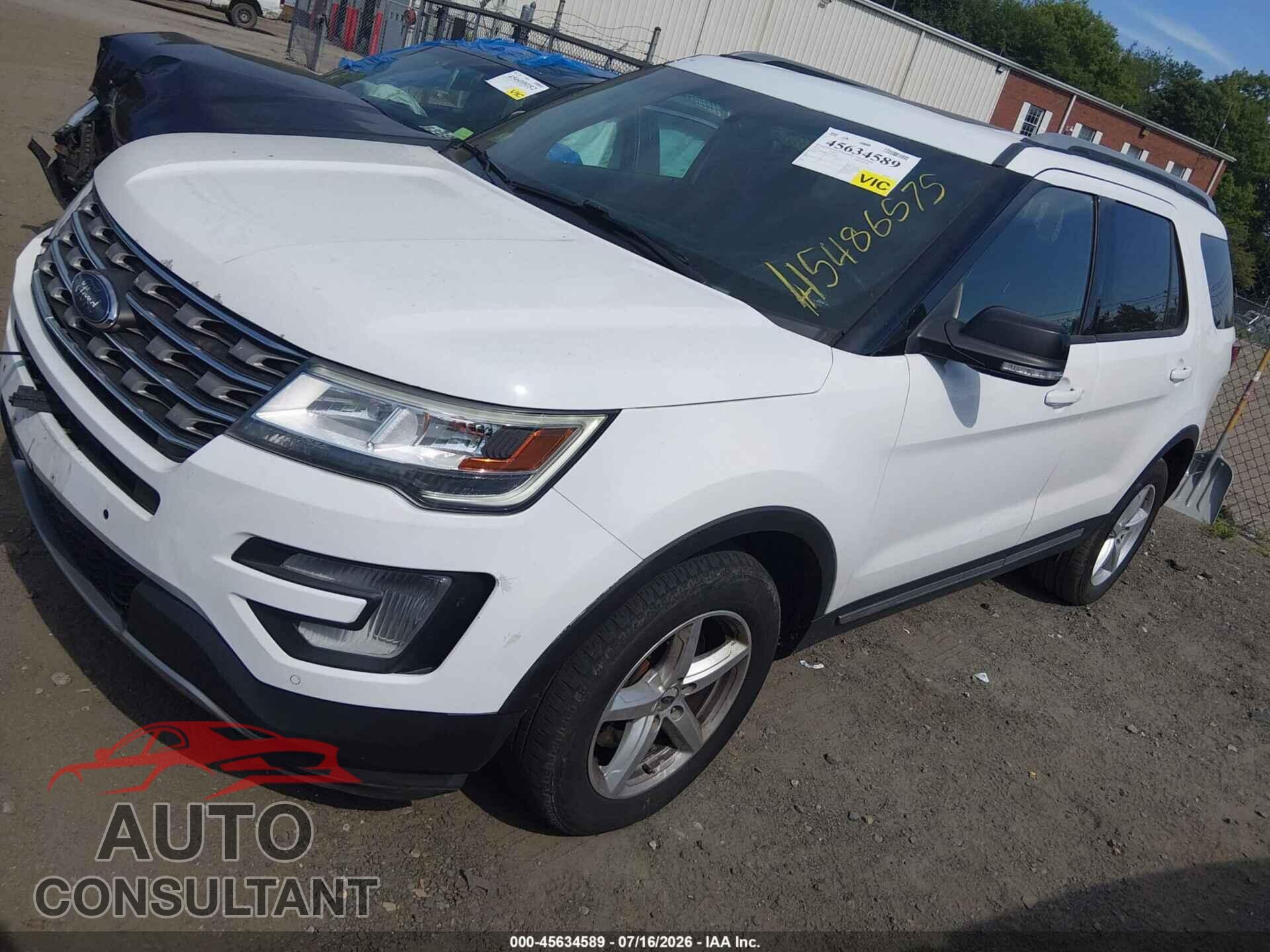 FORD EXPLORER 2016 - 1FM5K8D84GGD08722