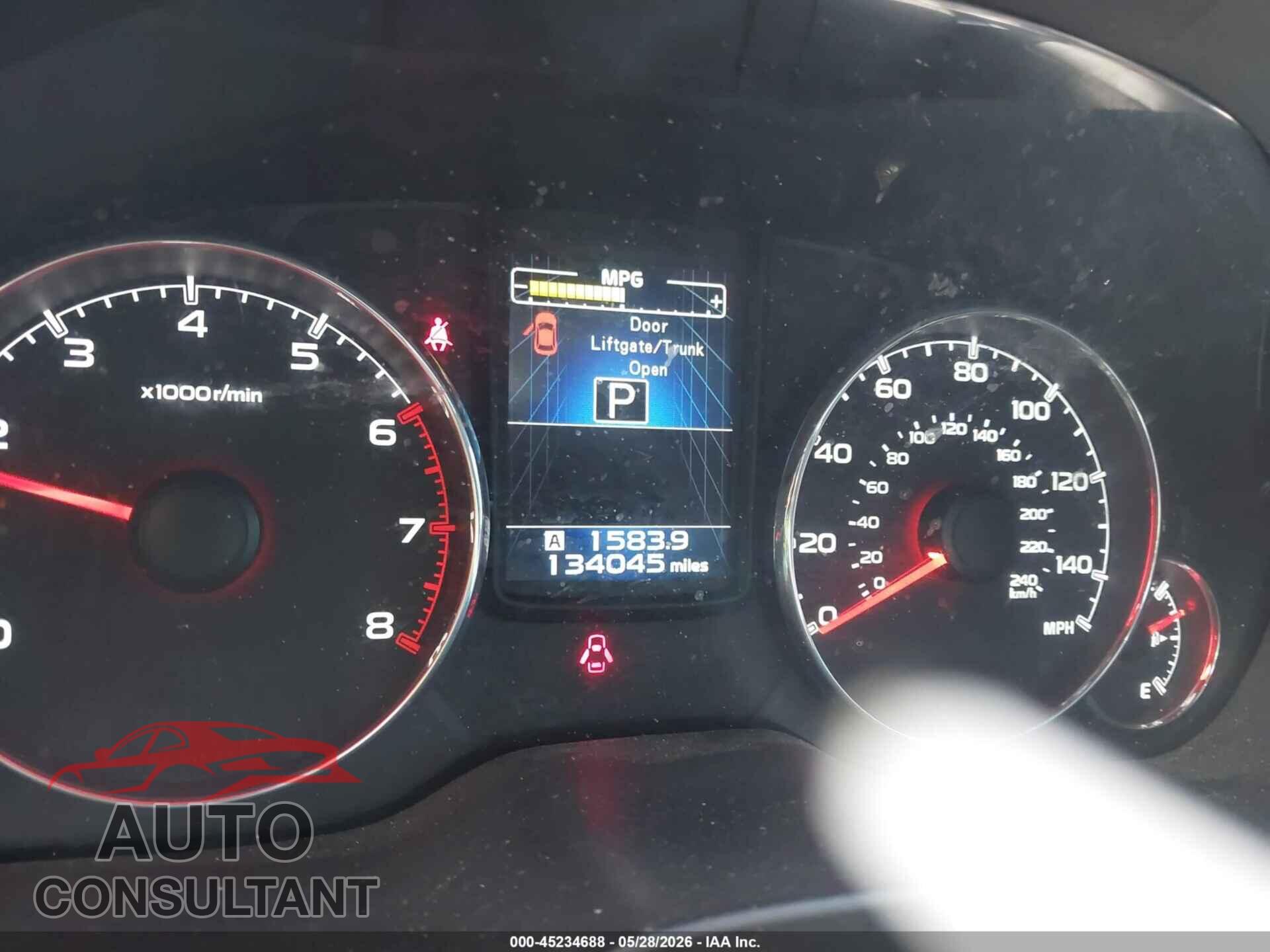 SUBARU OUTBACK 2013 - 4S4BRBKC2D3242001