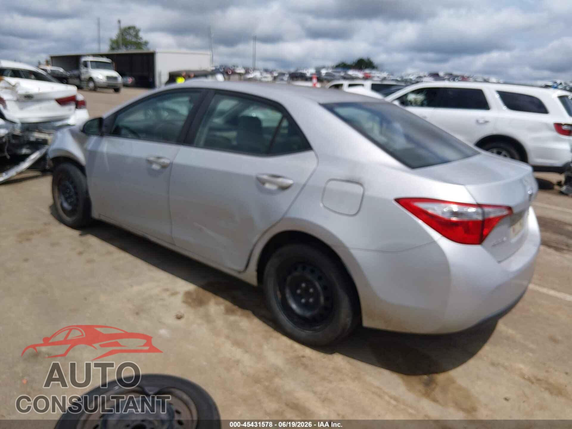 TOYOTA COROLLA 2015 - 2T1BURHE6FC347364