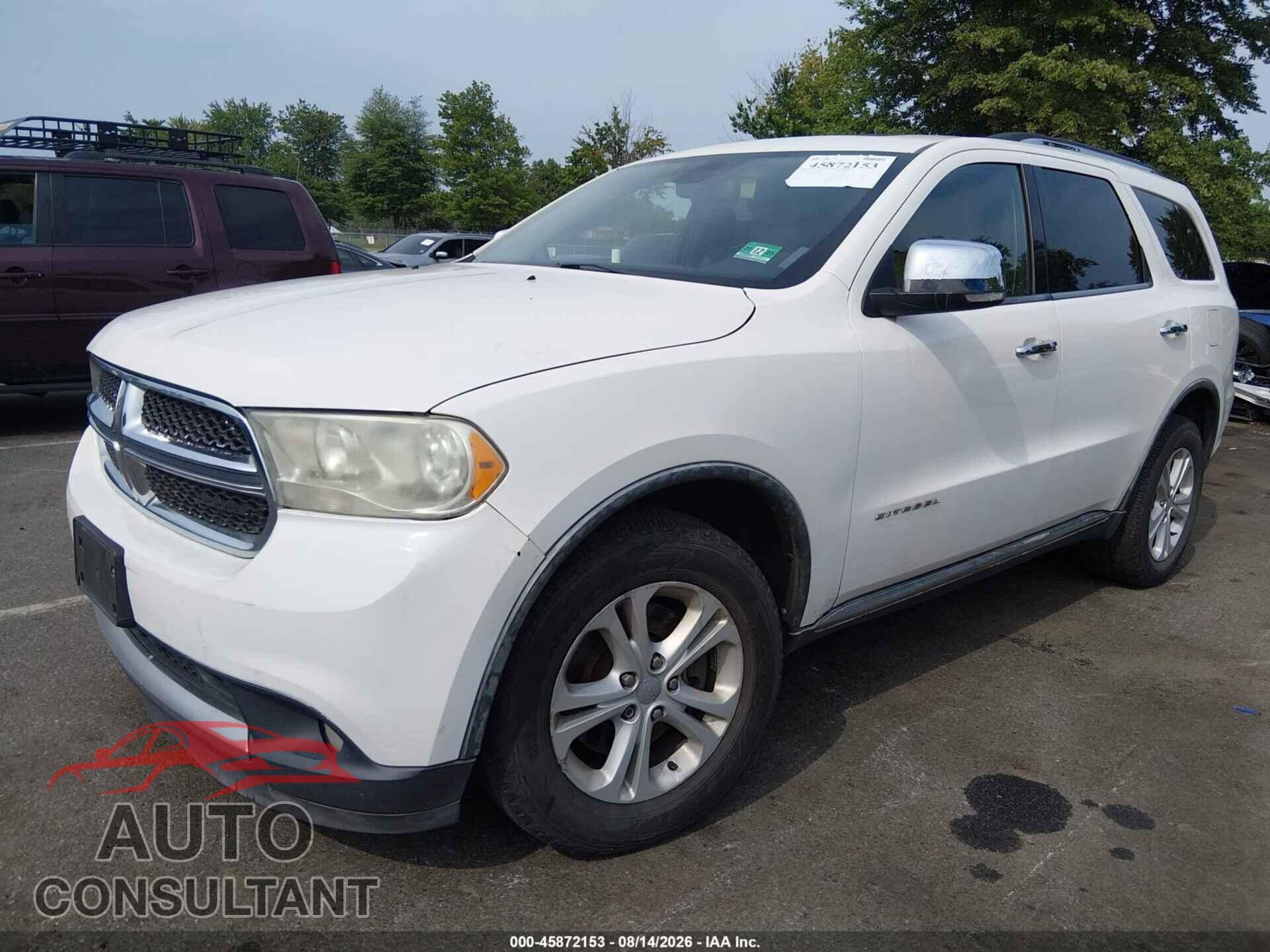 DODGE DURANGO 2012 - 1C4RDJEG1CC188327