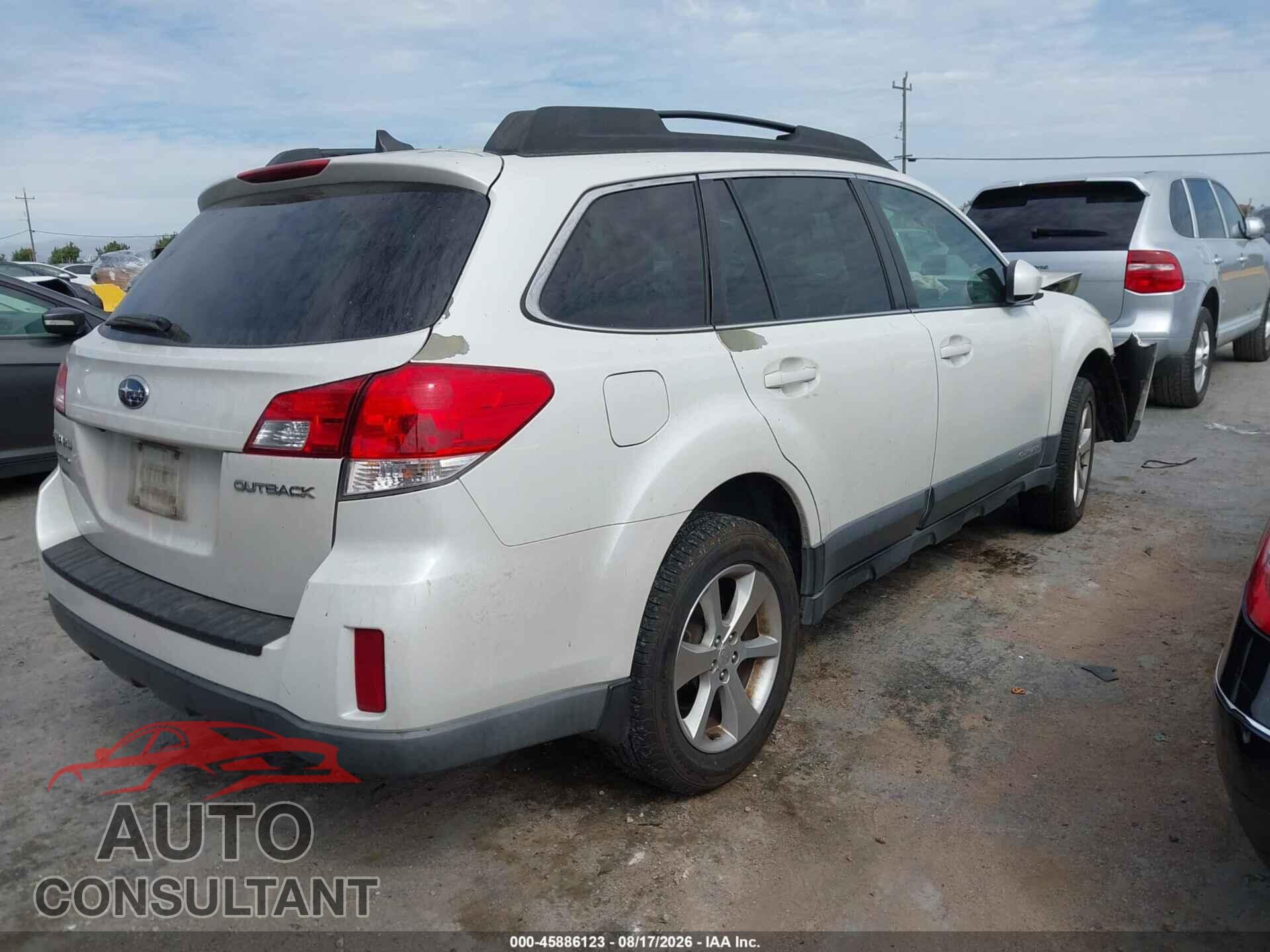 SUBARU OUTBACK 2013 - 4S4BRBKCXD3296078