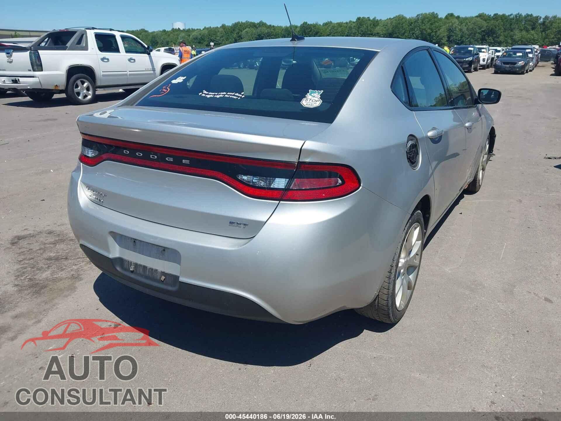 DODGE DART 2013 - 1C3CDFBA3DD151878