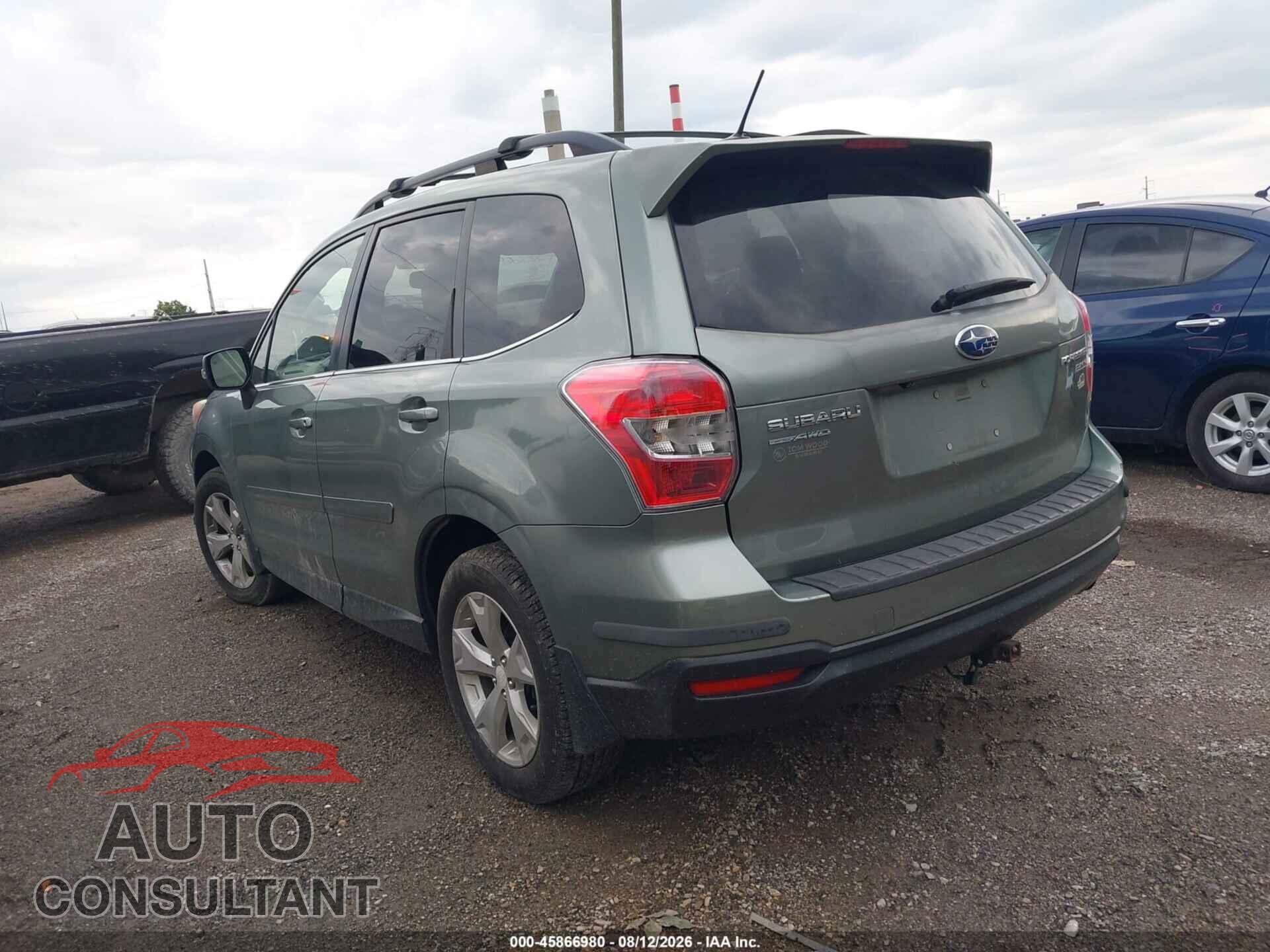SUBARU FORESTER 2014 - JF2SJAMC0EH499733