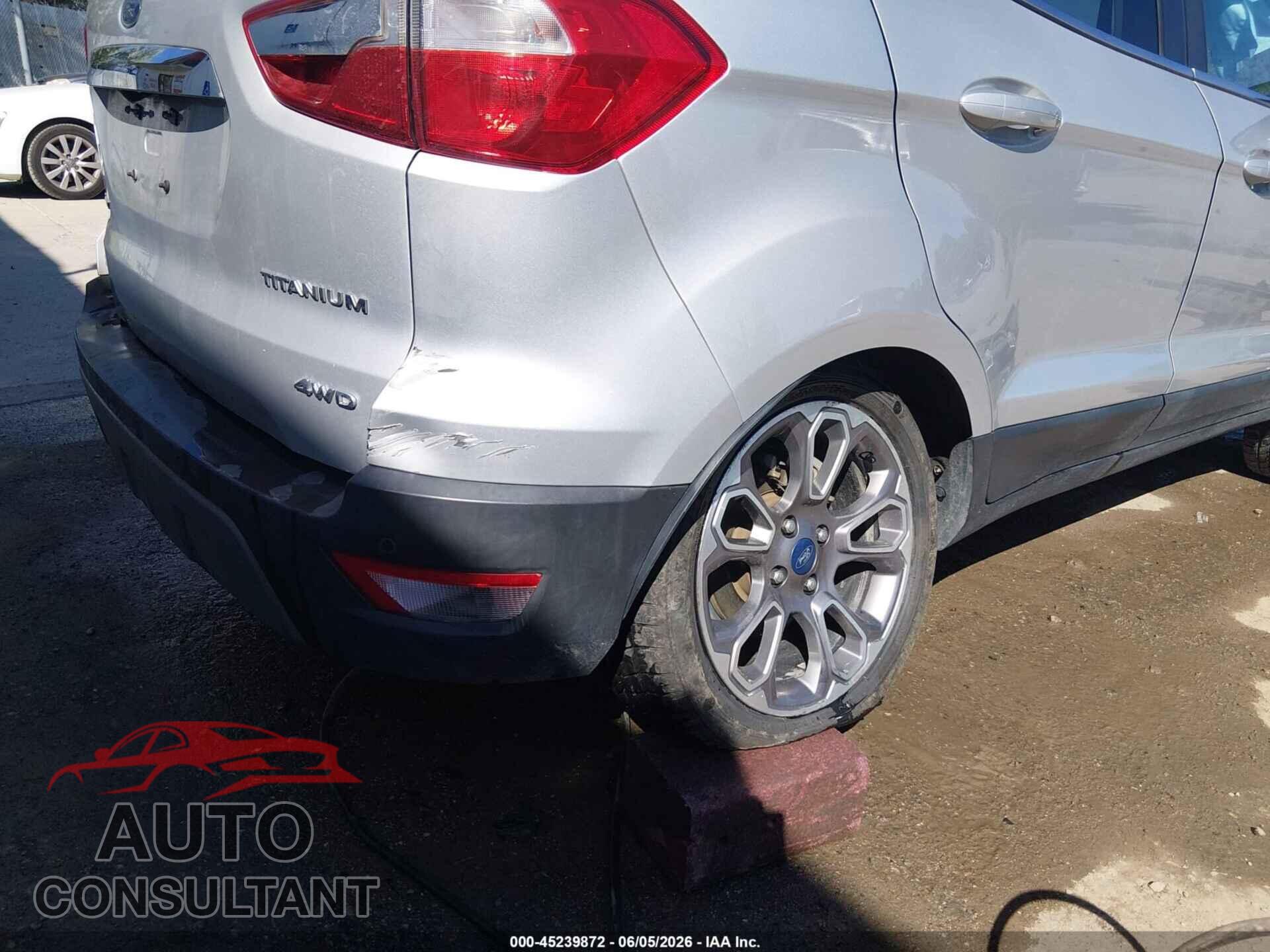 FORD ECOSPORT 2020 - MAJ6S3KL6LC358564