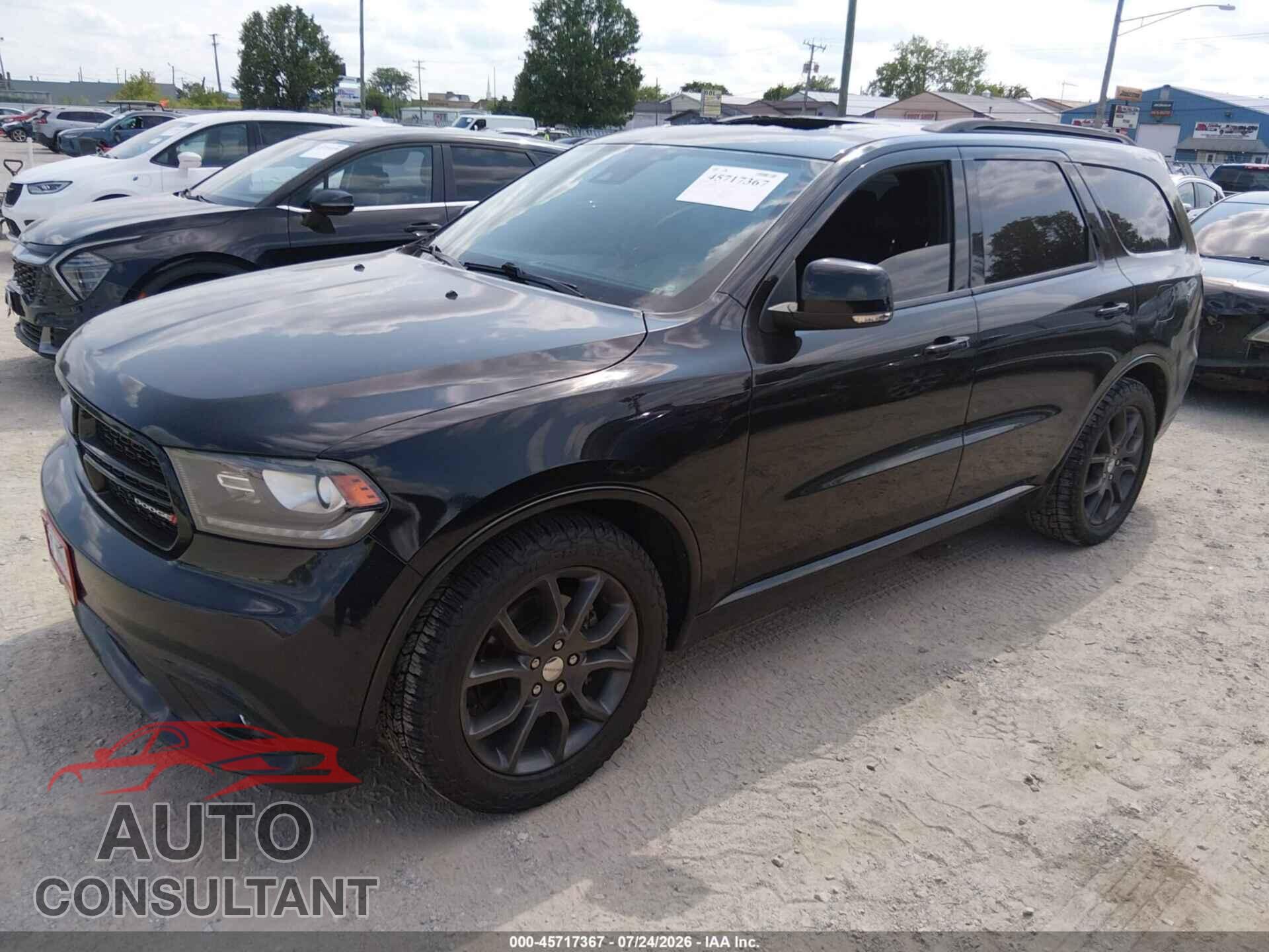 DODGE DURANGO 2017 - 1C4SDJCT4HC648329