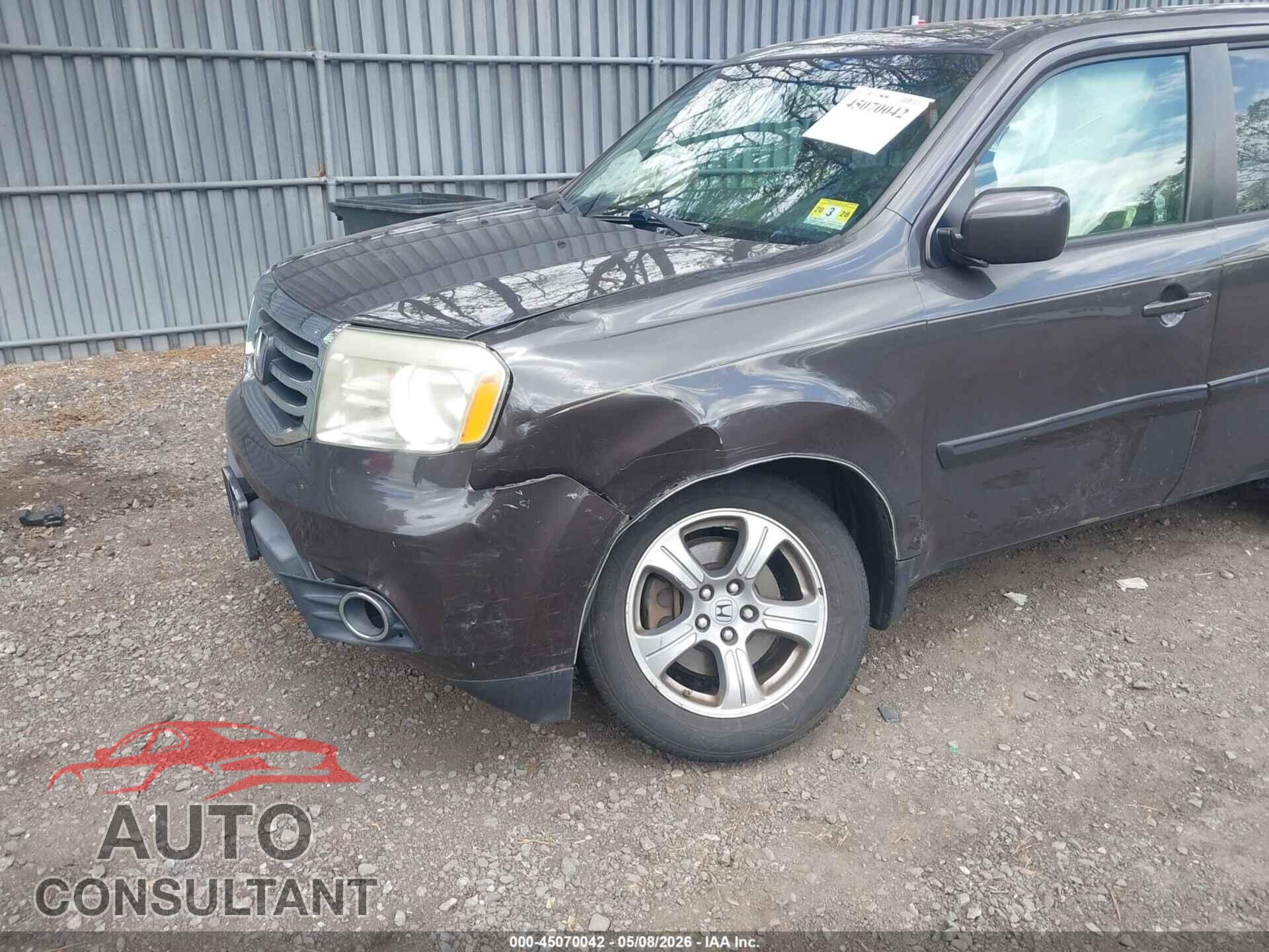 HONDA PILOT 2012 - 5FNYF4H46CB082693