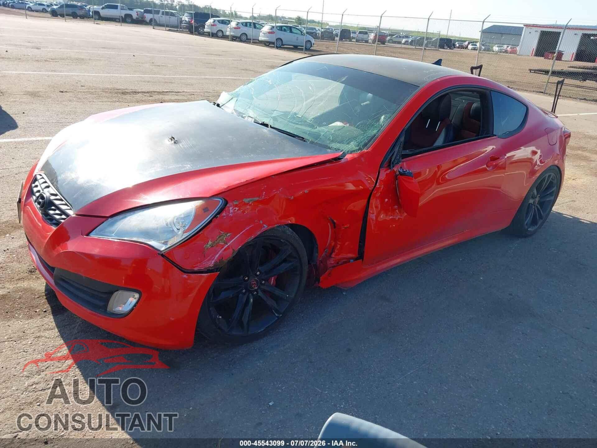 HYUNDAI GENESIS 2012 - KMHHT6KD7CU076112