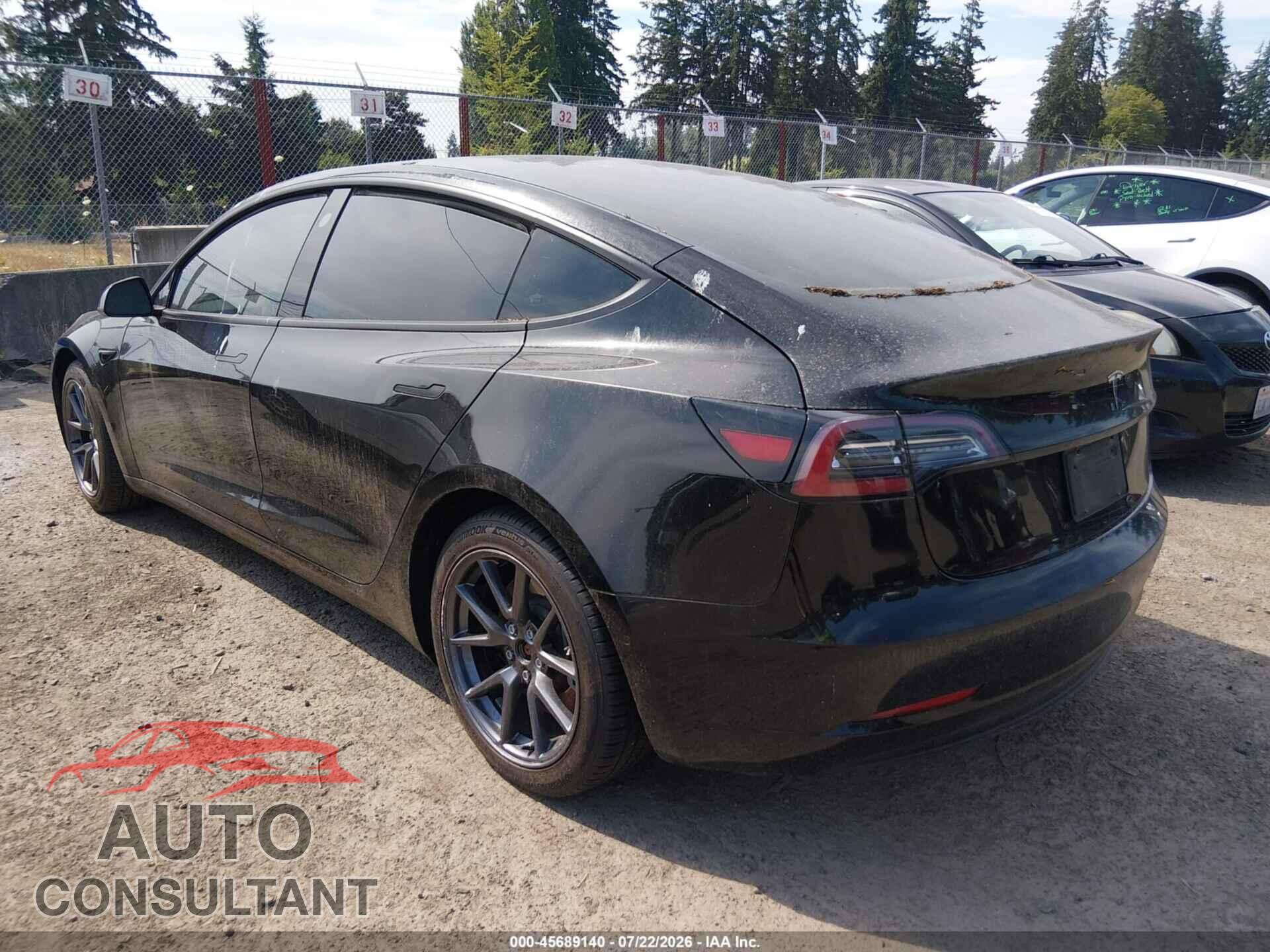 TESLA MODEL 3 2021 - 5YJ3E1EA3MF021650