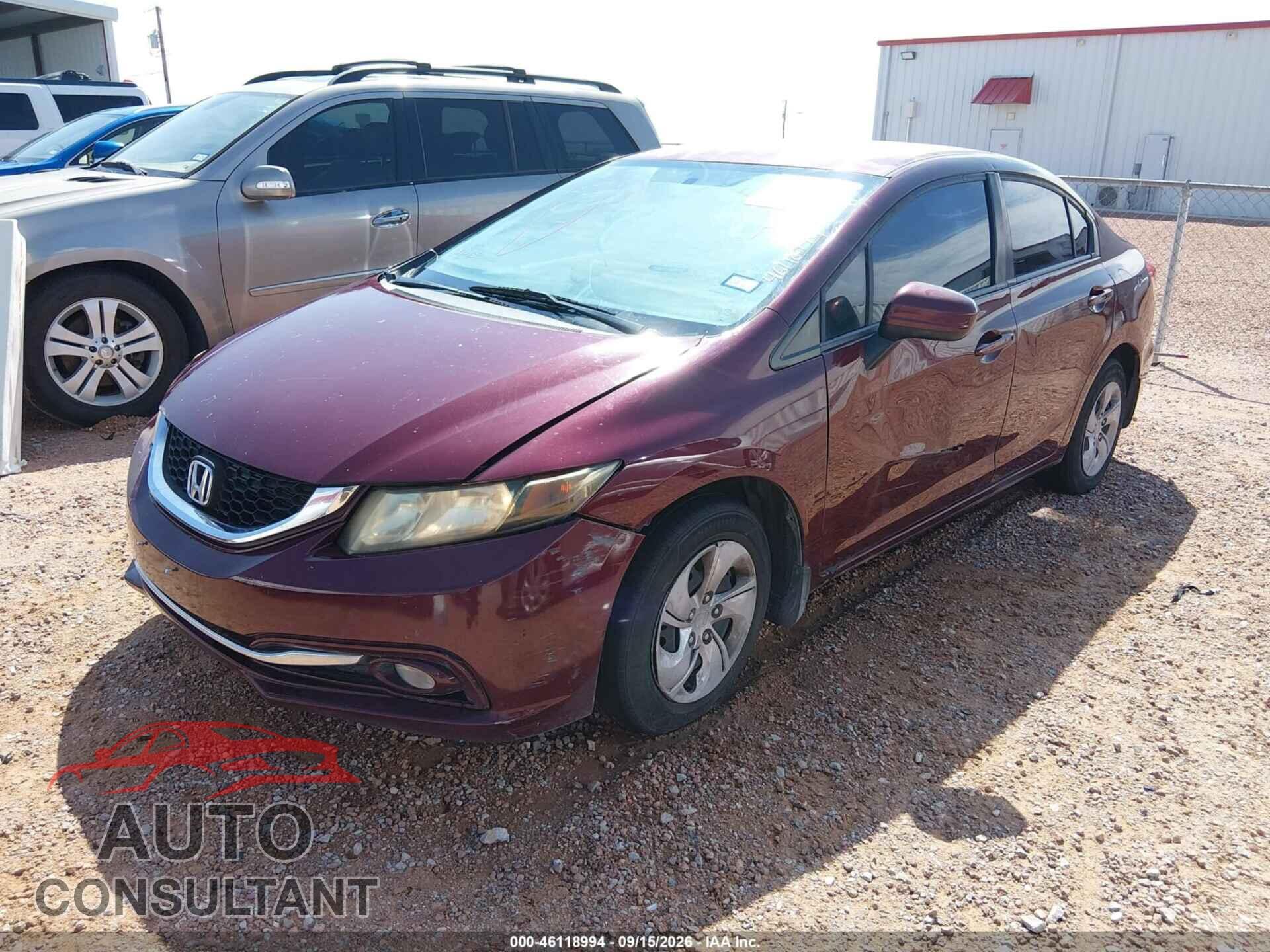 HONDA CIVIC 2015 - 2HGFB2F53FH545263