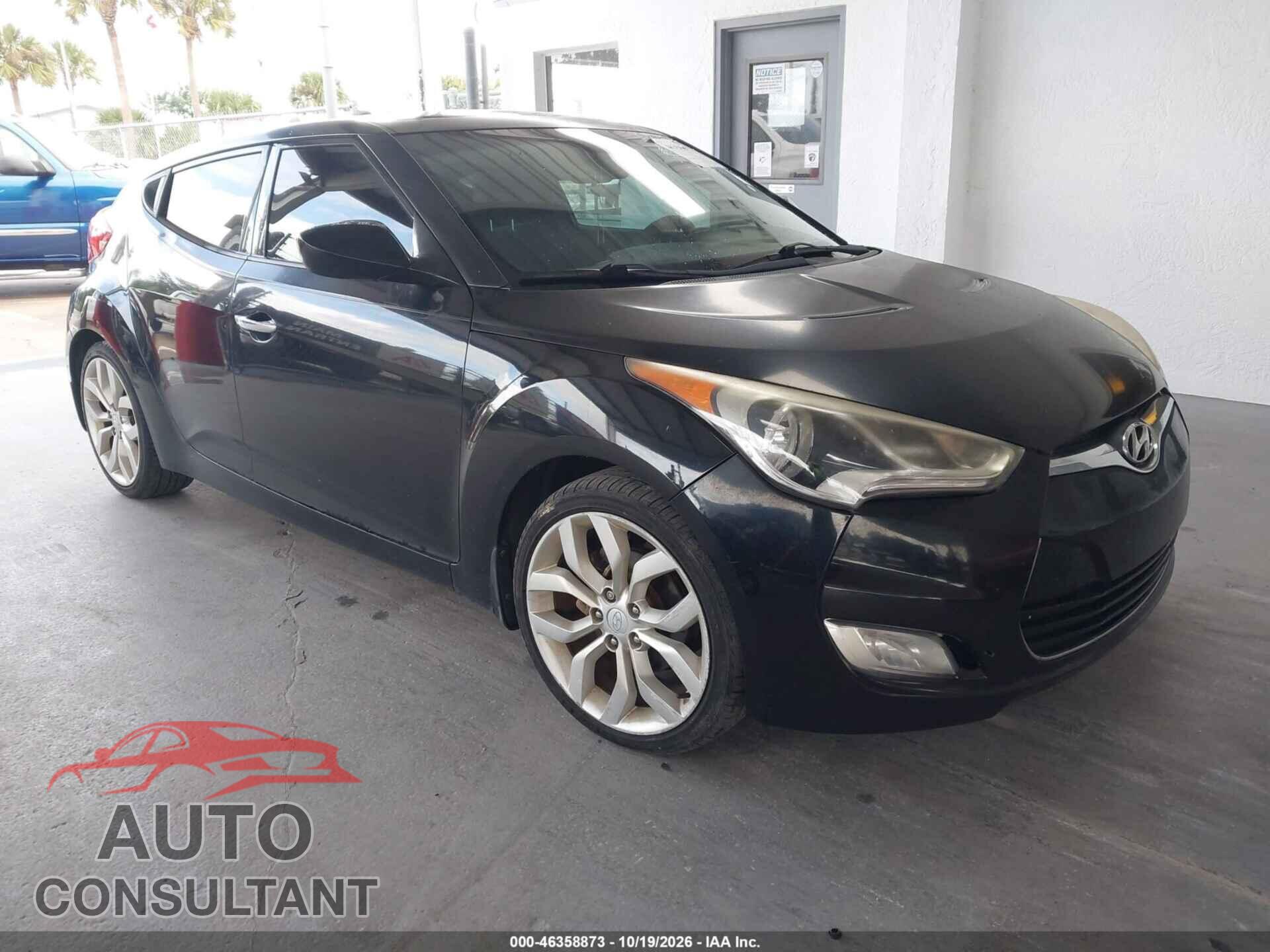 HYUNDAI VELOSTER 2012 - KMHTC6AD2CU078782