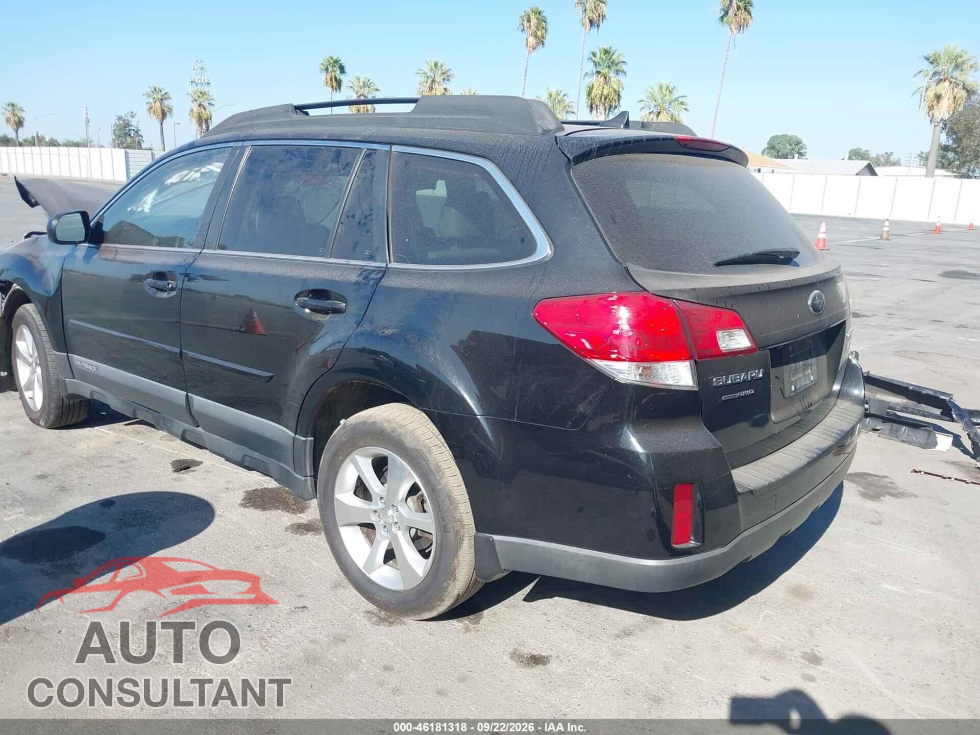 SUBARU OUTBACK 2014 - 4S4BRBLC2E3307283