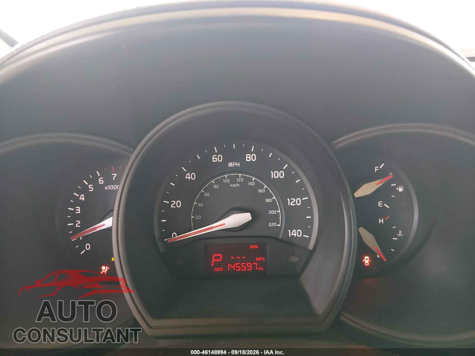 KIA RIO 2015 - KNADM4A37F6529390