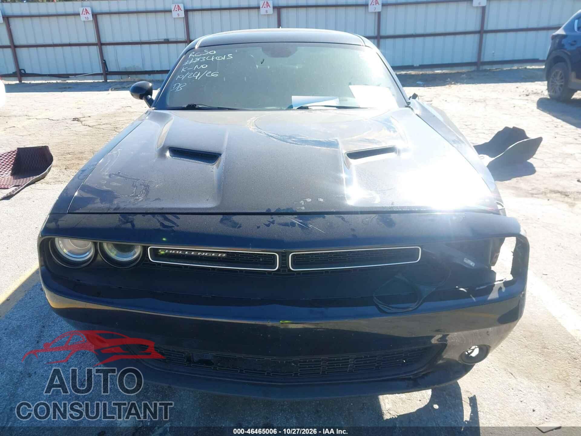 DODGE CHALLENGER 2016 - 2C3CDZAGXGH221665