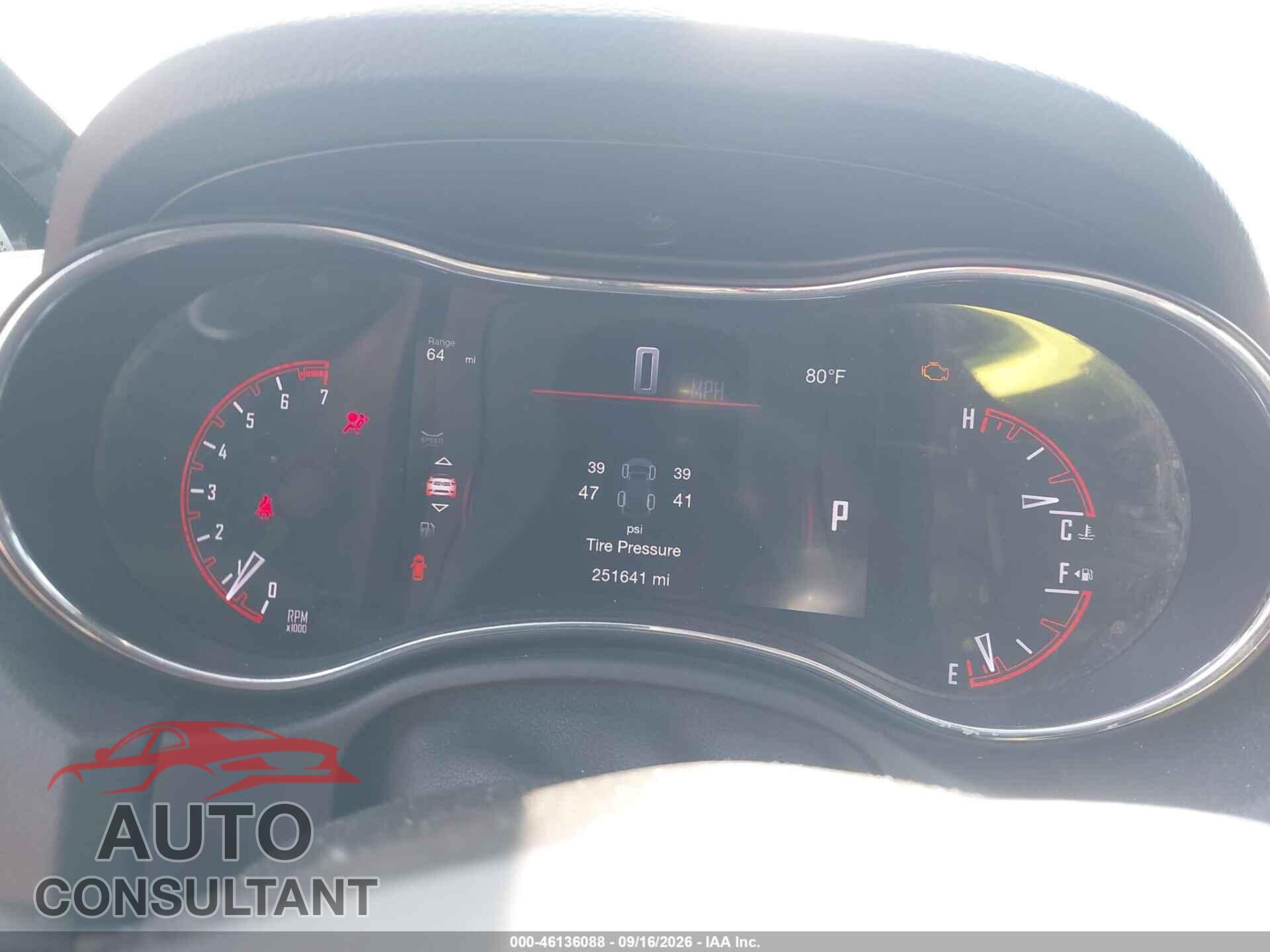 DODGE DURANGO 2016 - 1C4RDJDG3GC412852