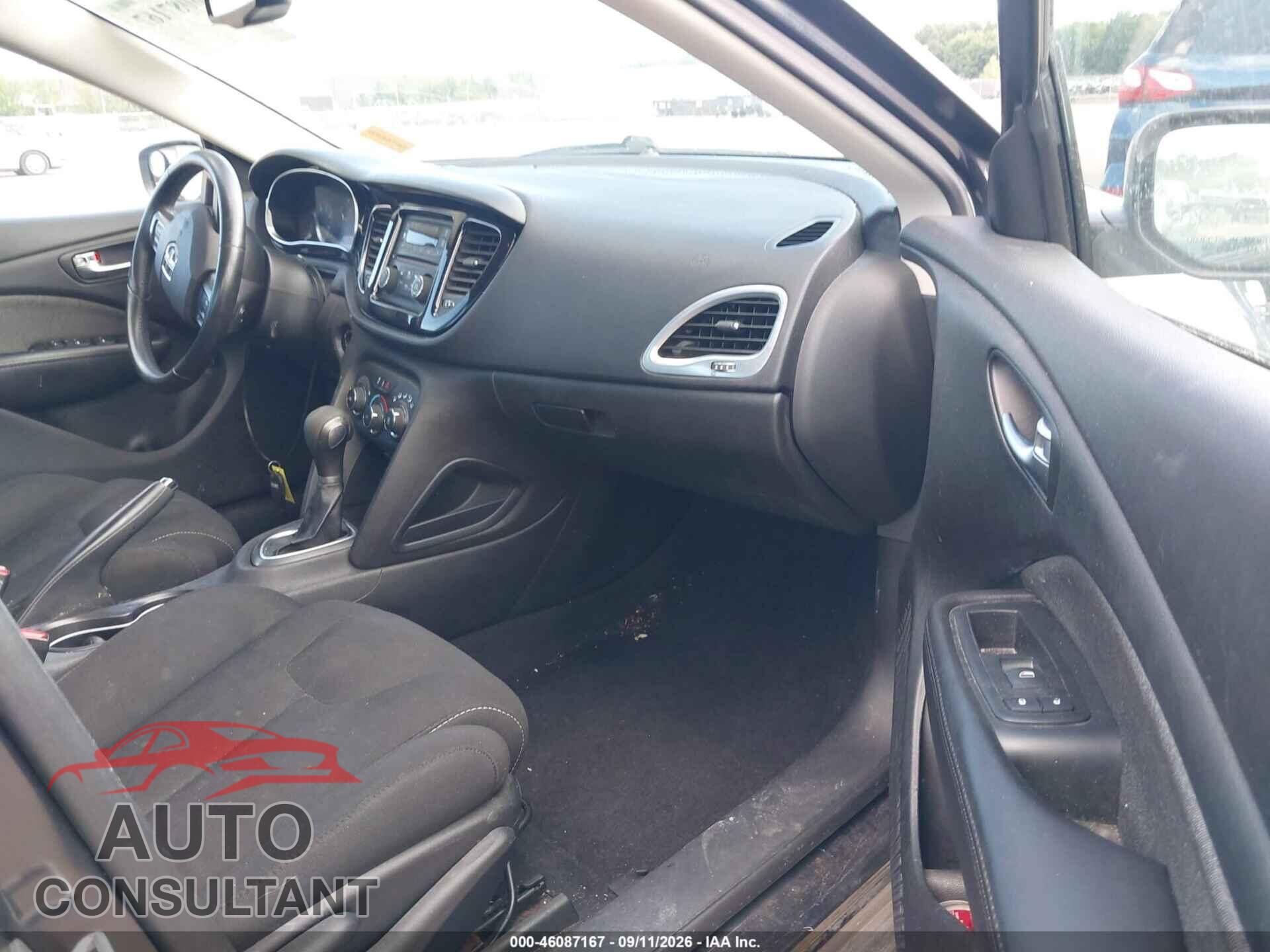 DODGE DART 2013 - 1C3CDFBA9DD335805