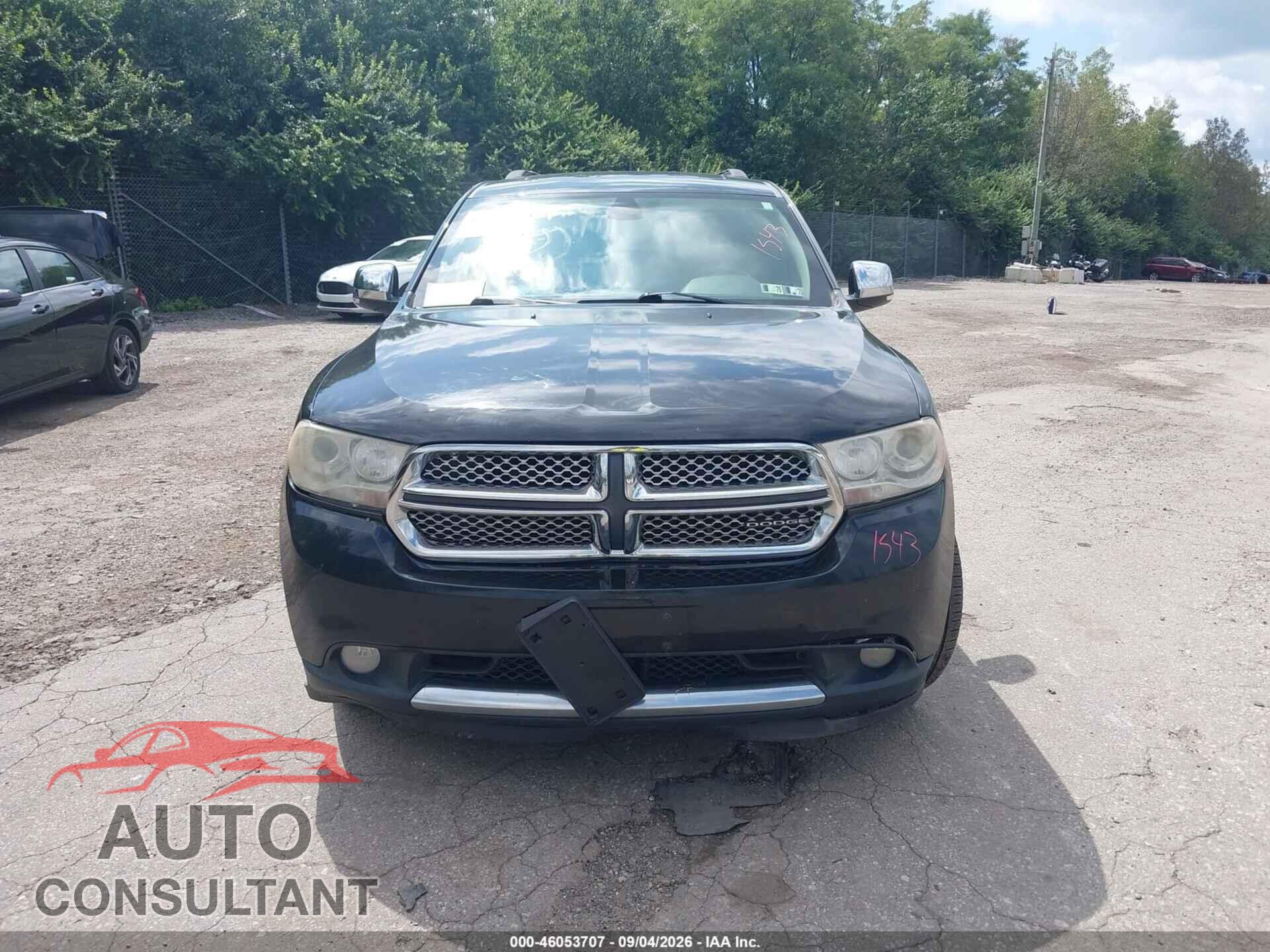 DODGE DURANGO 2011 - 1D4SE5GT2BC632736