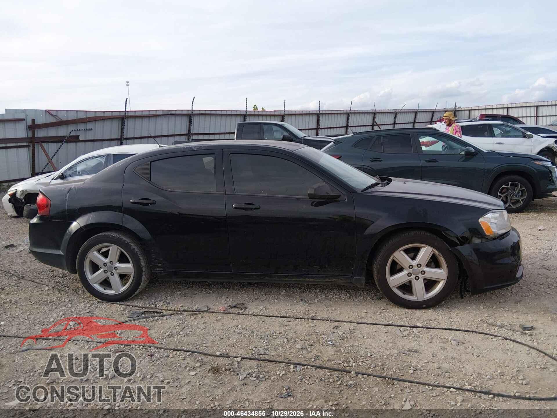DODGE AVENGER 2013 - 1C3CDZAB9DN535296
