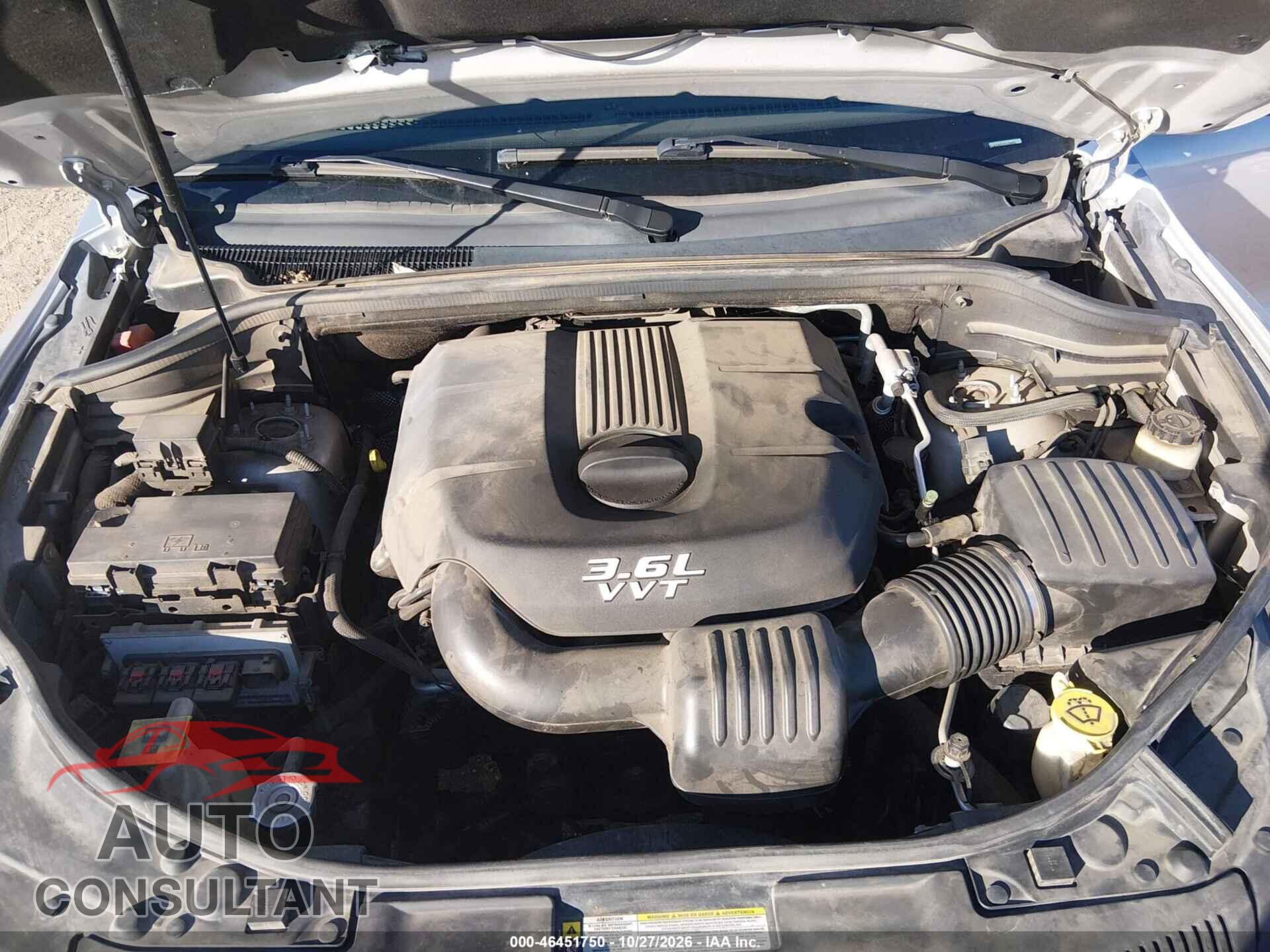 DODGE DURANGO 2012 - 1C4RDJAG8CC212855