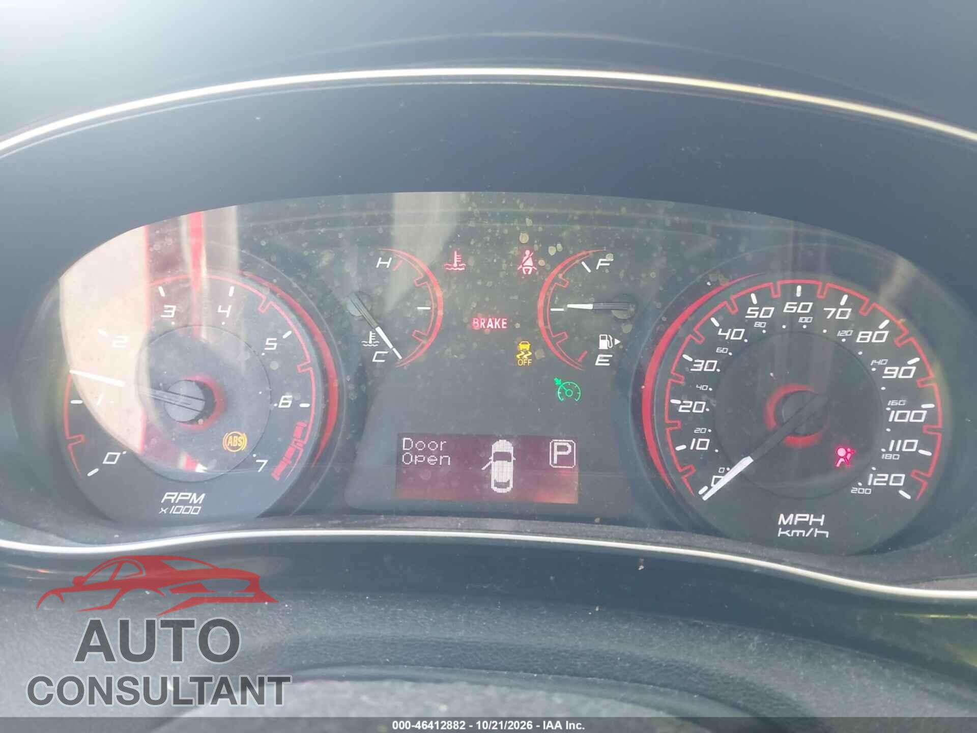 DODGE DART 2013 - 1C3CDFBA0DD345476