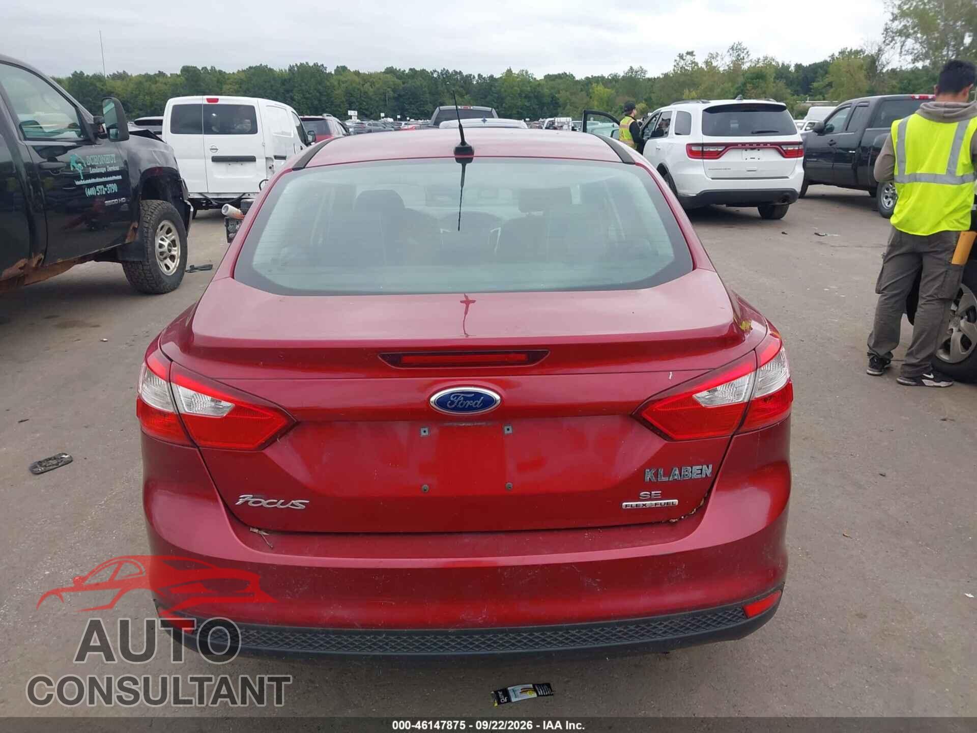 FORD FOCUS 2014 - 1FADP3F25EL128317