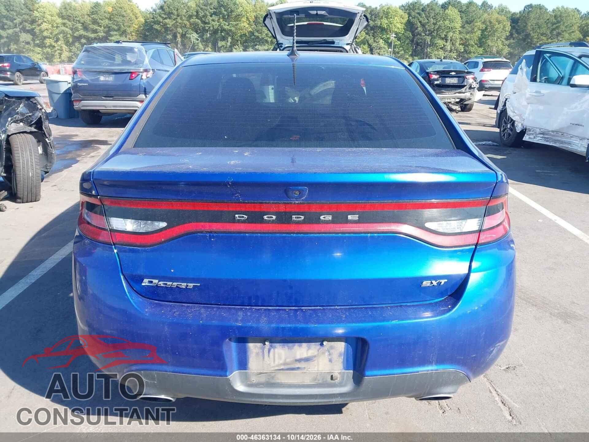 DODGE DART 2013 - 1C3CDFBA3DD310656